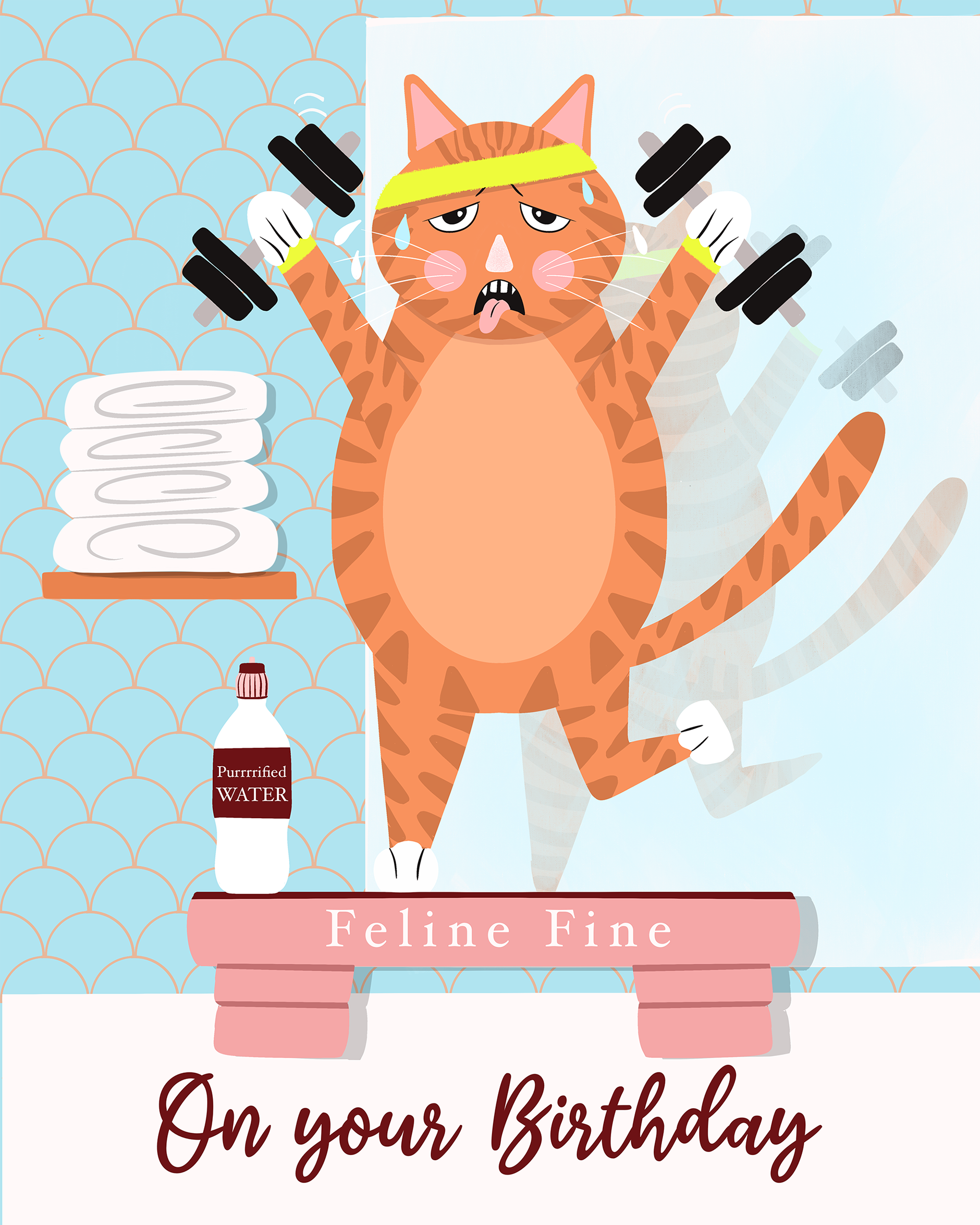 Feline fine on your birthday