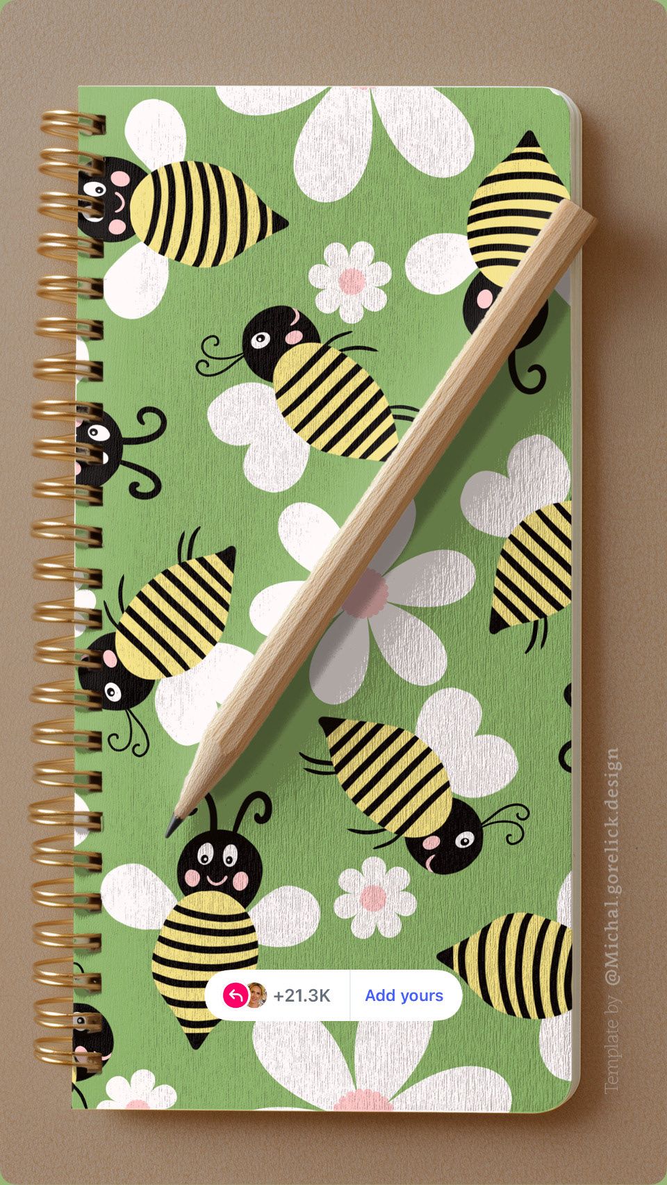 bee stationery
