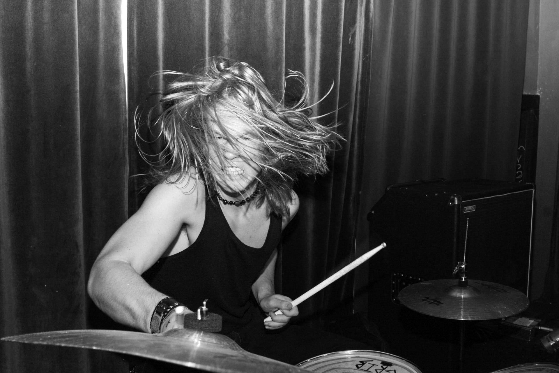 Drummer in Brooklyn, 2022.