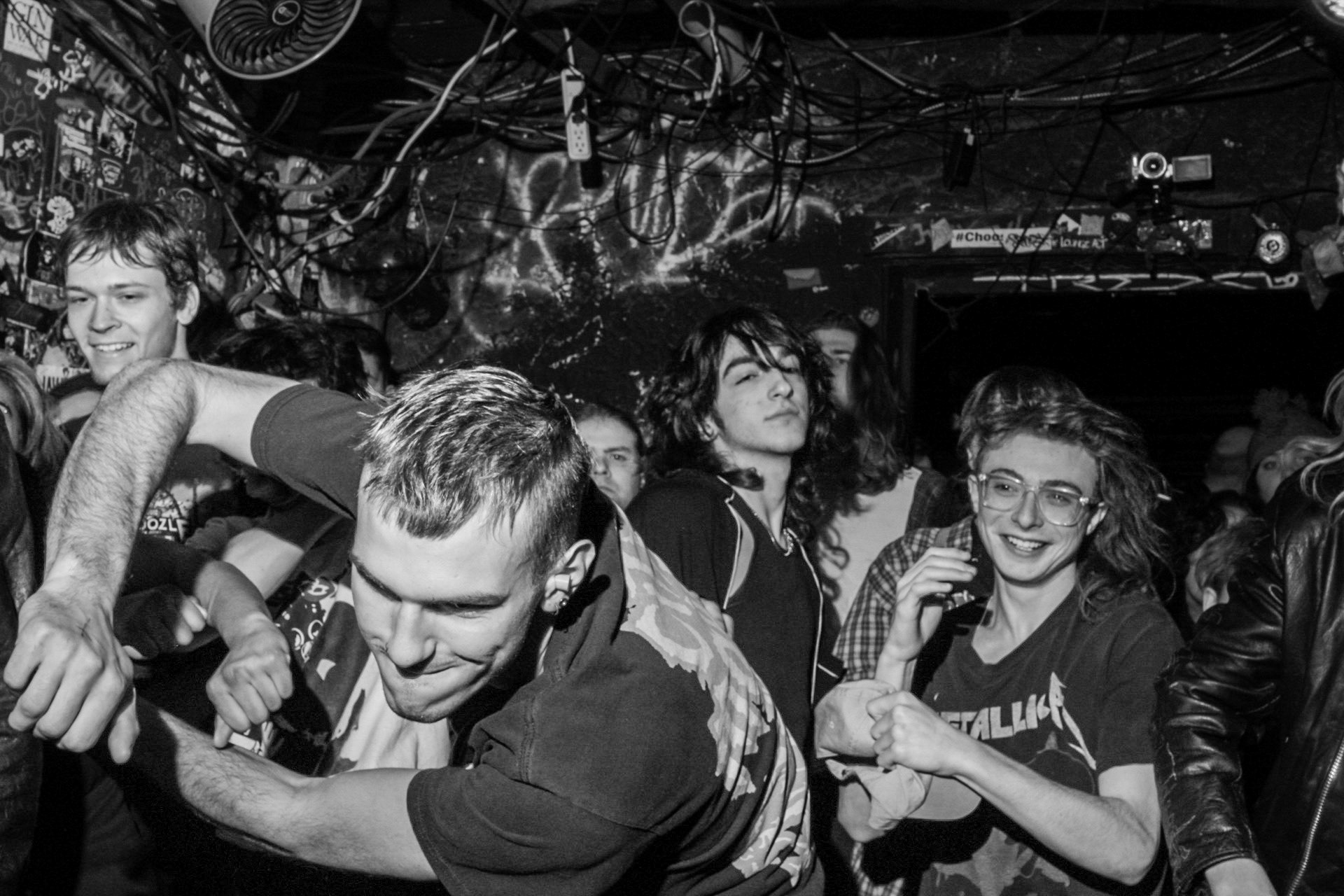 Moshing at the Meat Locker, 2023.