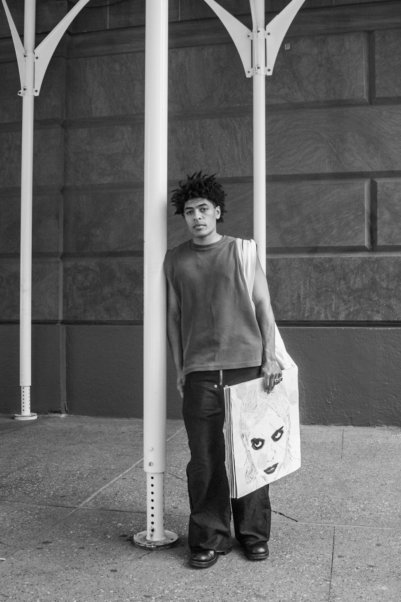 Artist in Lower East Side, 2024.