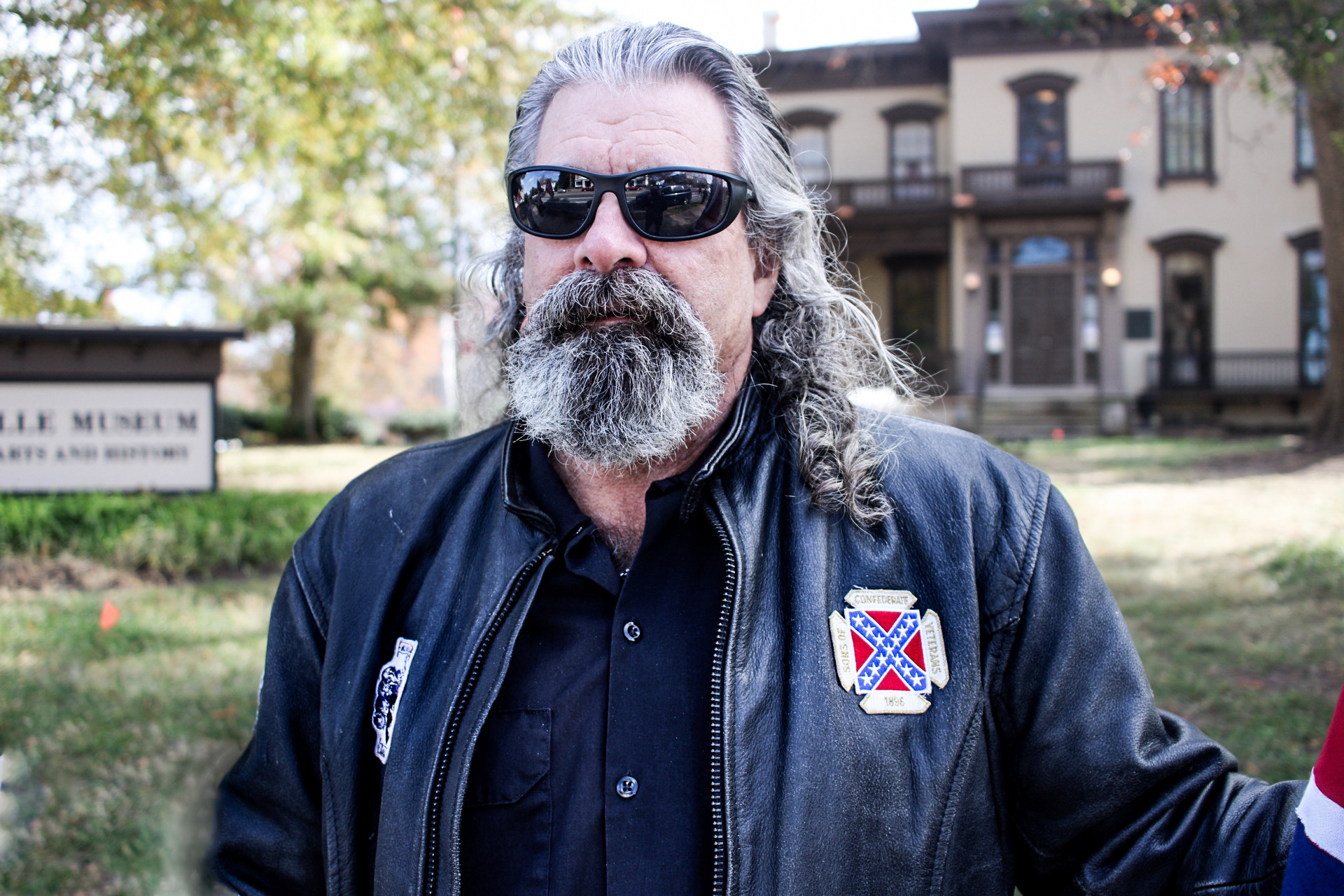 Confederate man in Virginia, 2024.