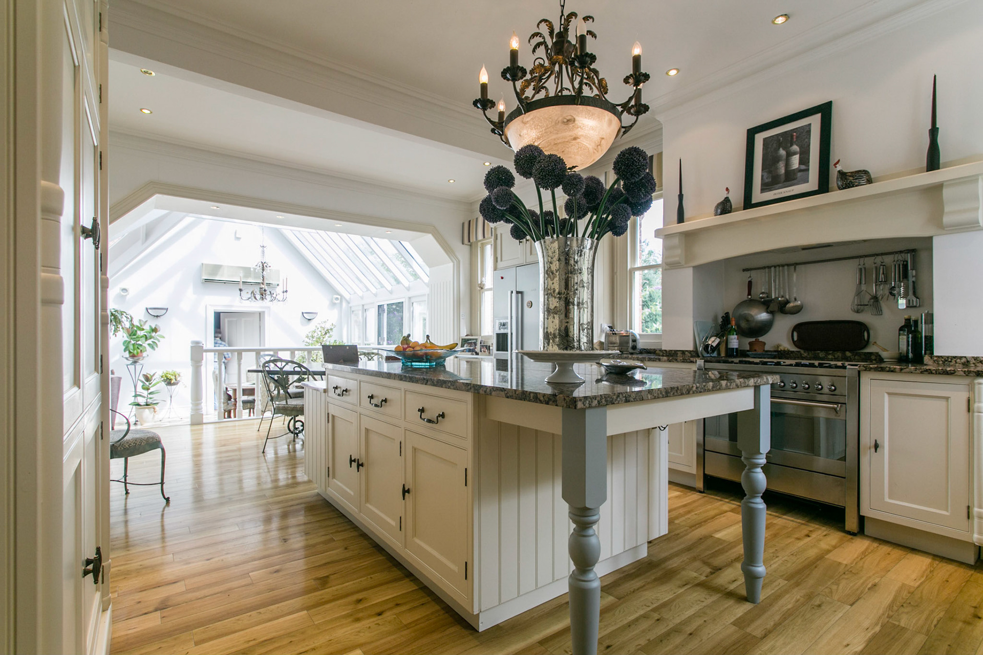 Kitchen with Conservatory