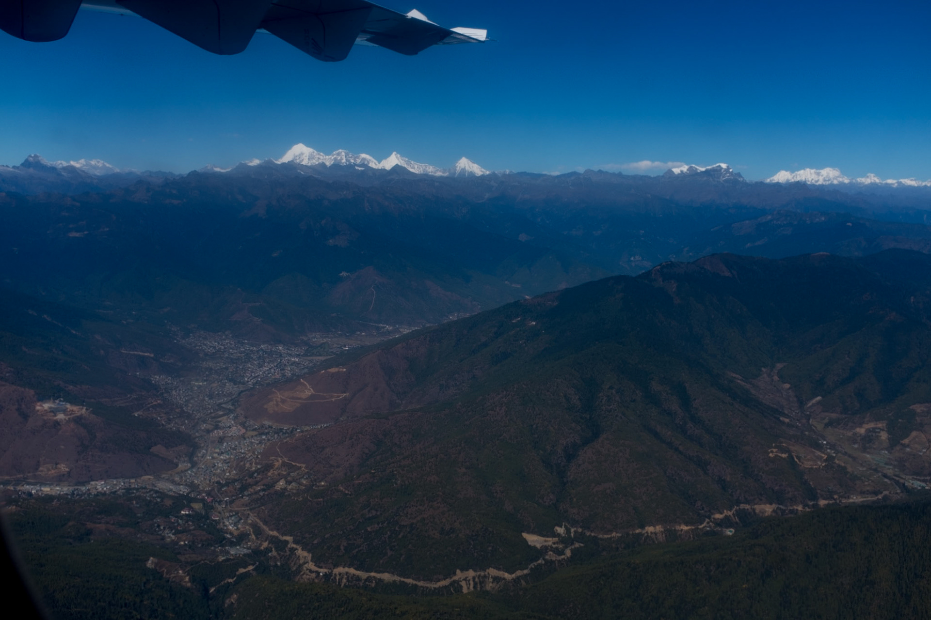 přelet Jakar - Paro