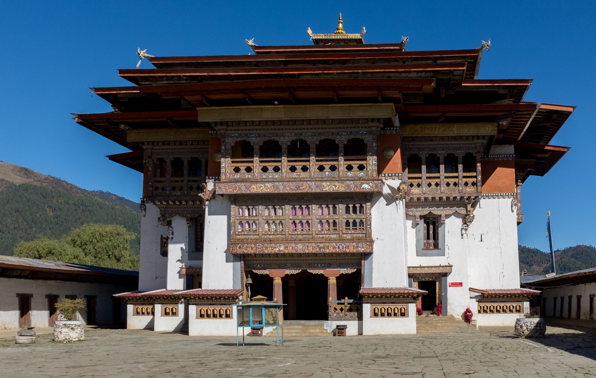 Phobjikha - klášter Gangtey