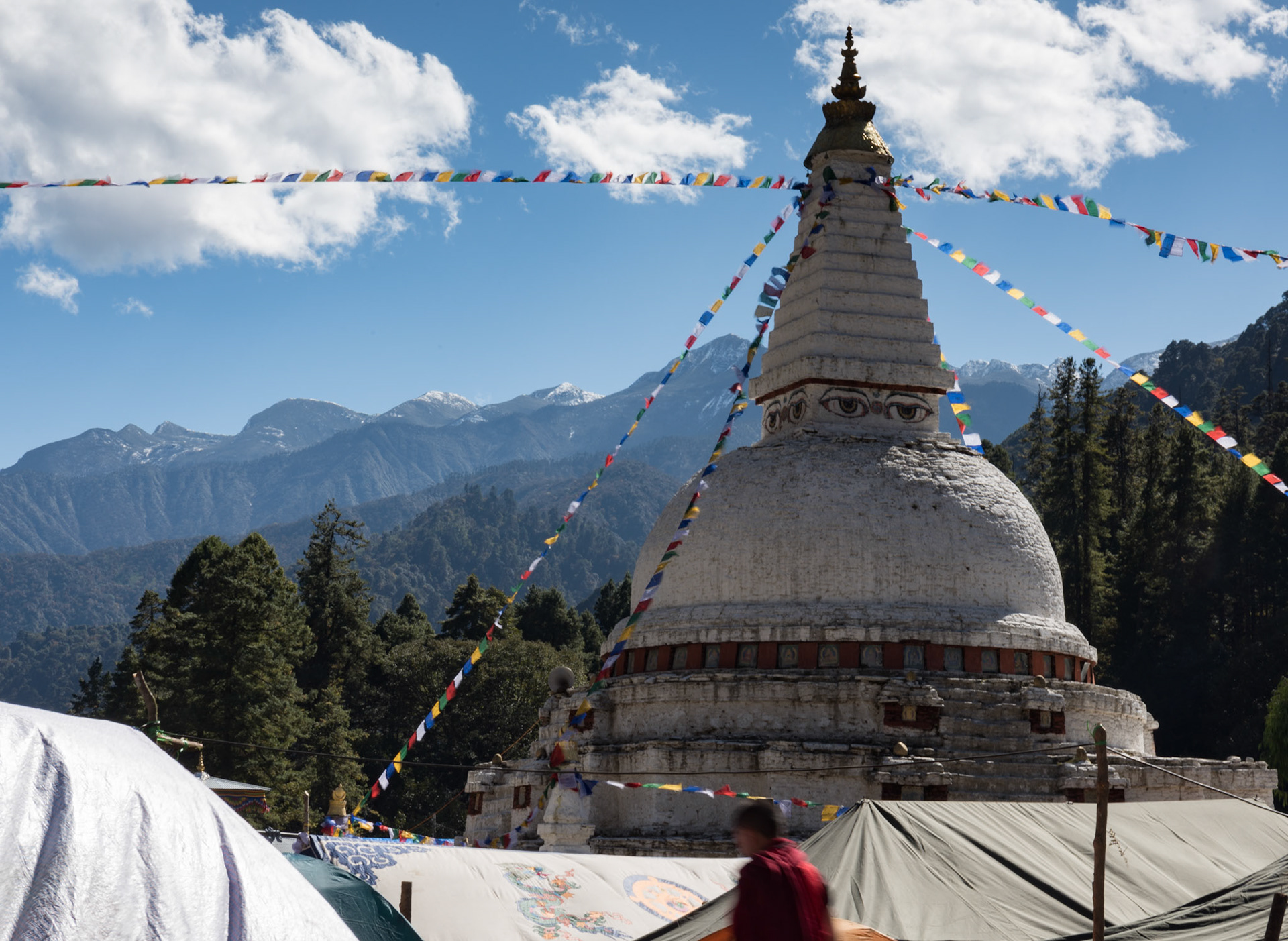 Stúpa Chendebji, výroční čtení Budhy