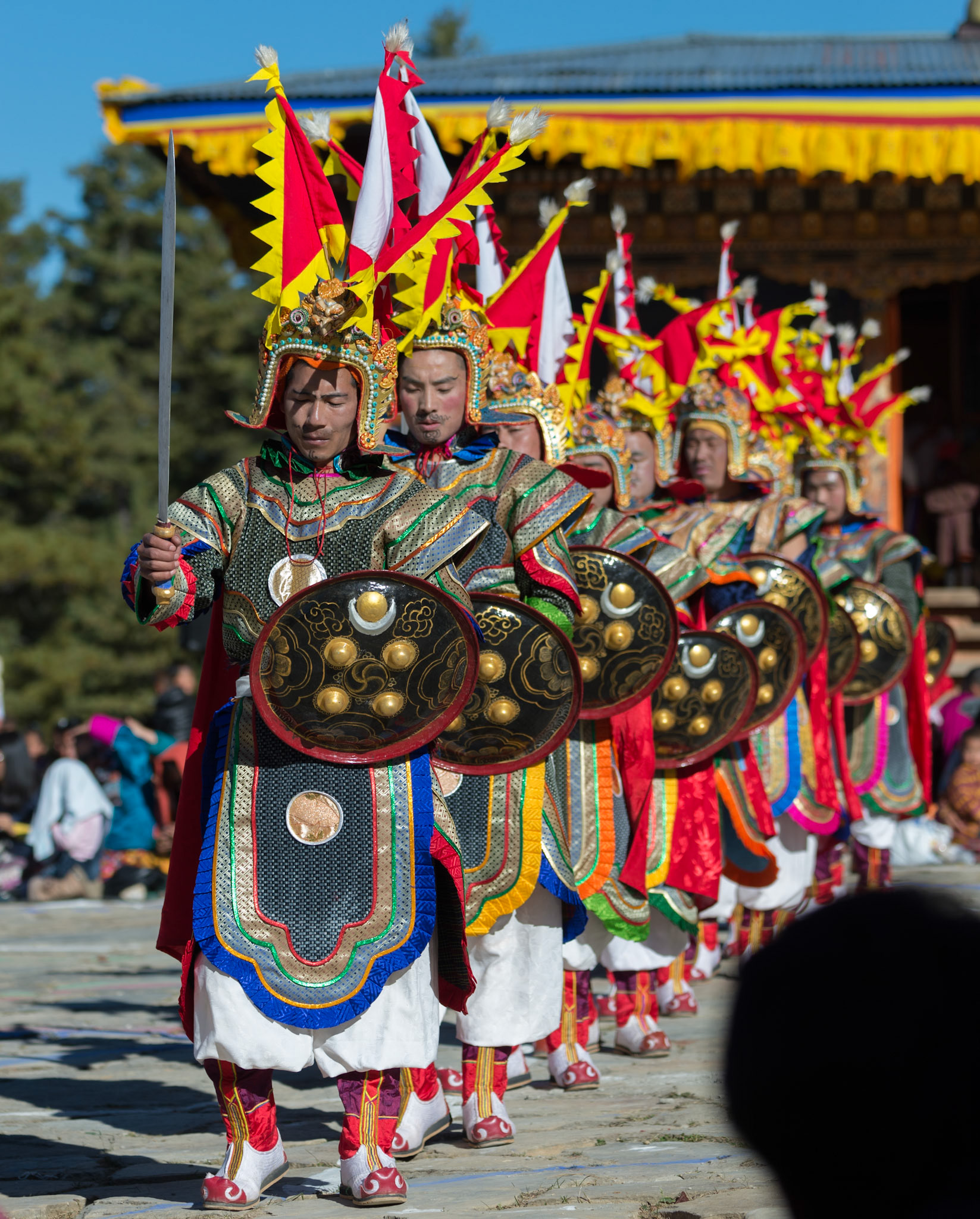 Festival návratu Budhy na zem - klášter Chumey Pang