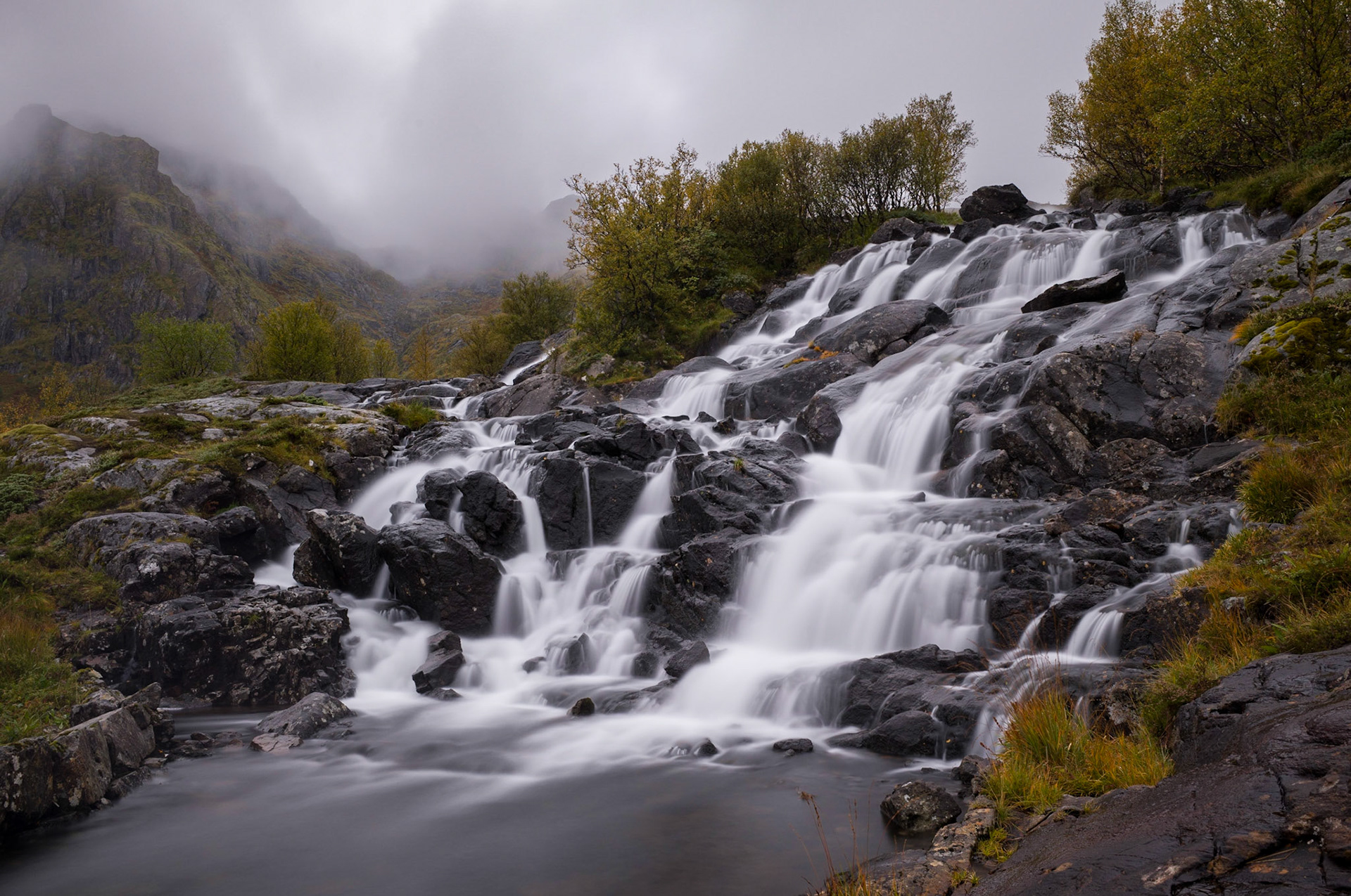 Vodopád u Sørvågen