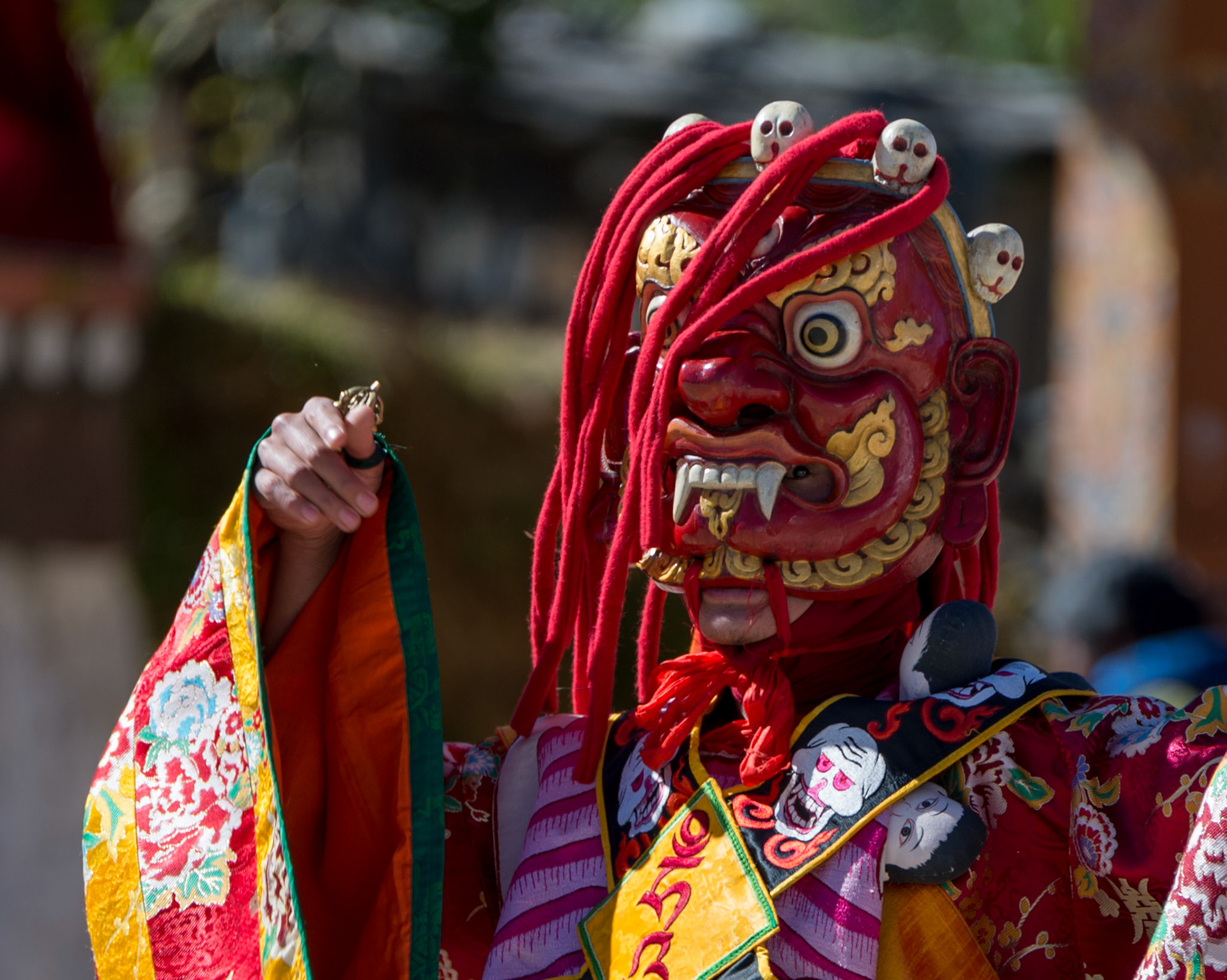 Festival návratu Budhy na zem - klášter Chumey Pang