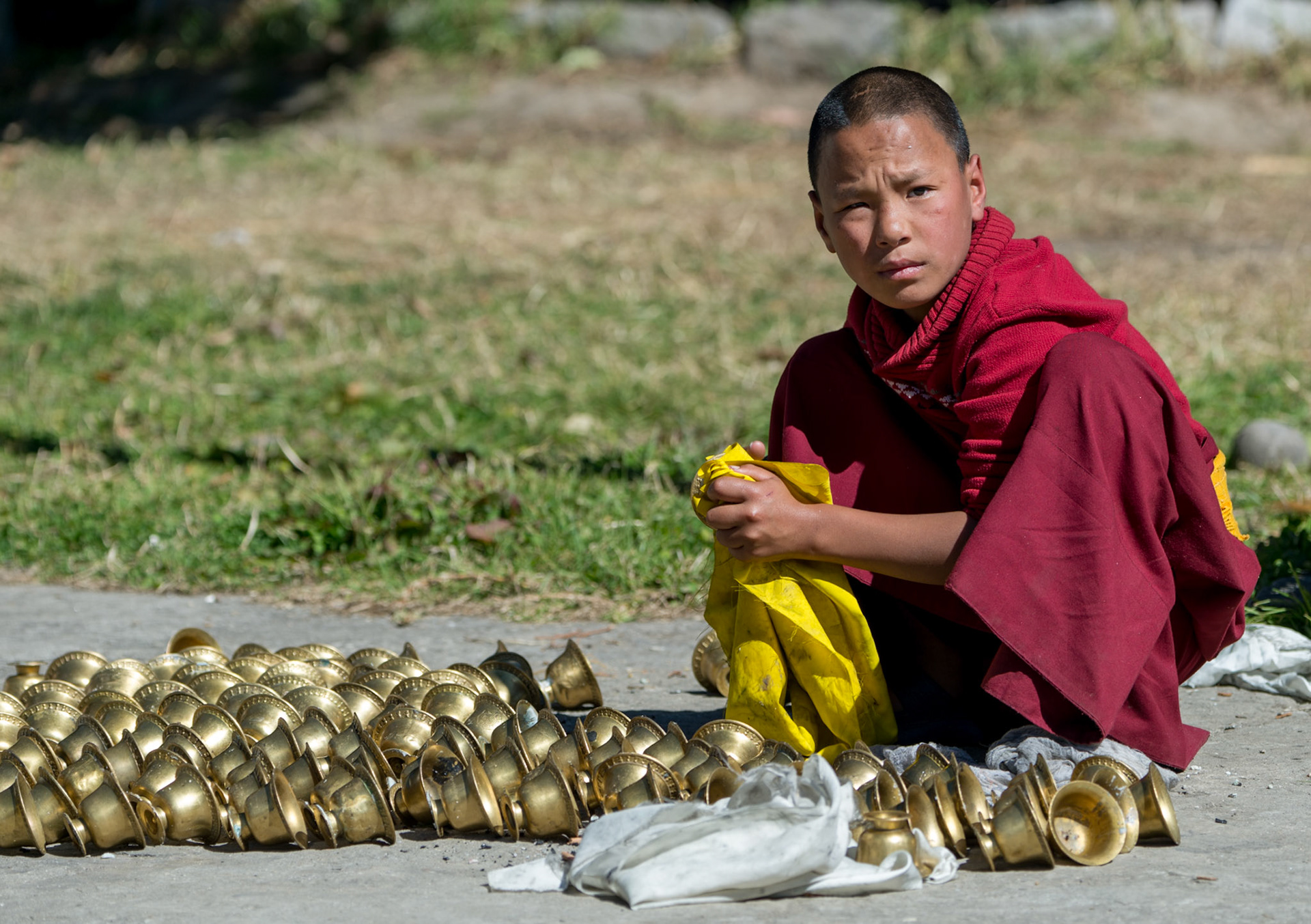 Klášter Koncho sum (tři Budhové)