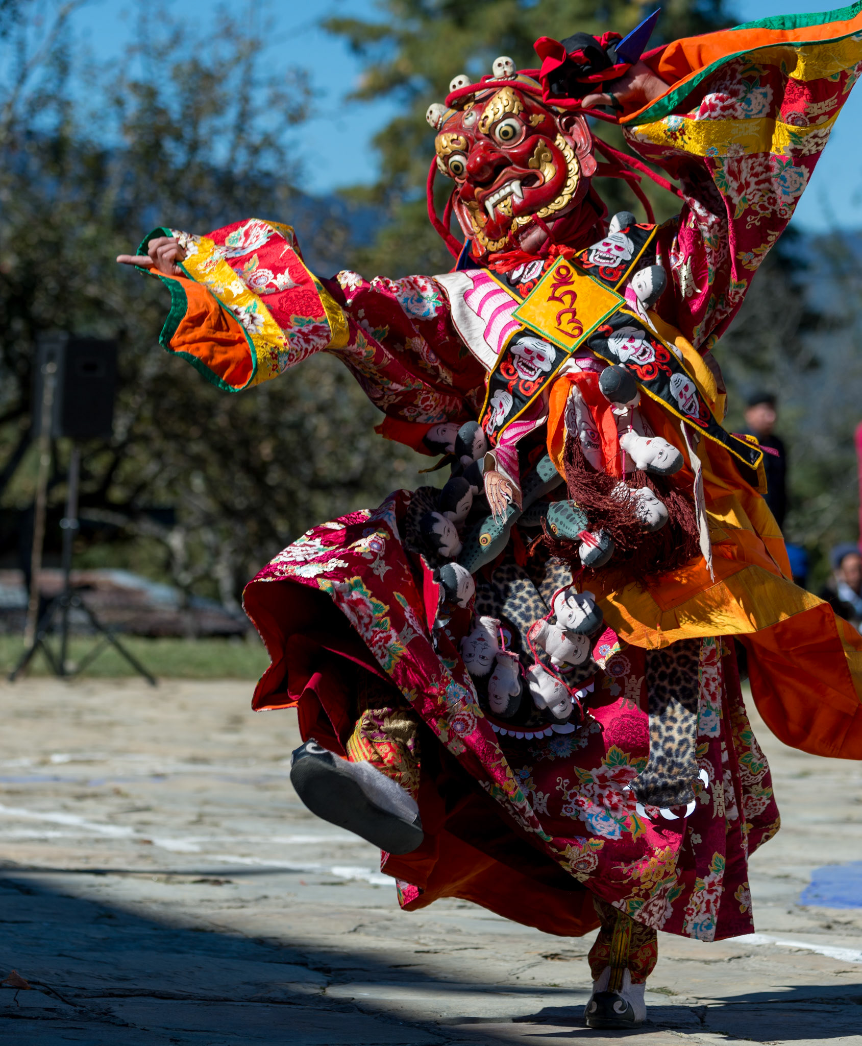 Festival návratu Budhy na zem - klášter Chumey Pang
