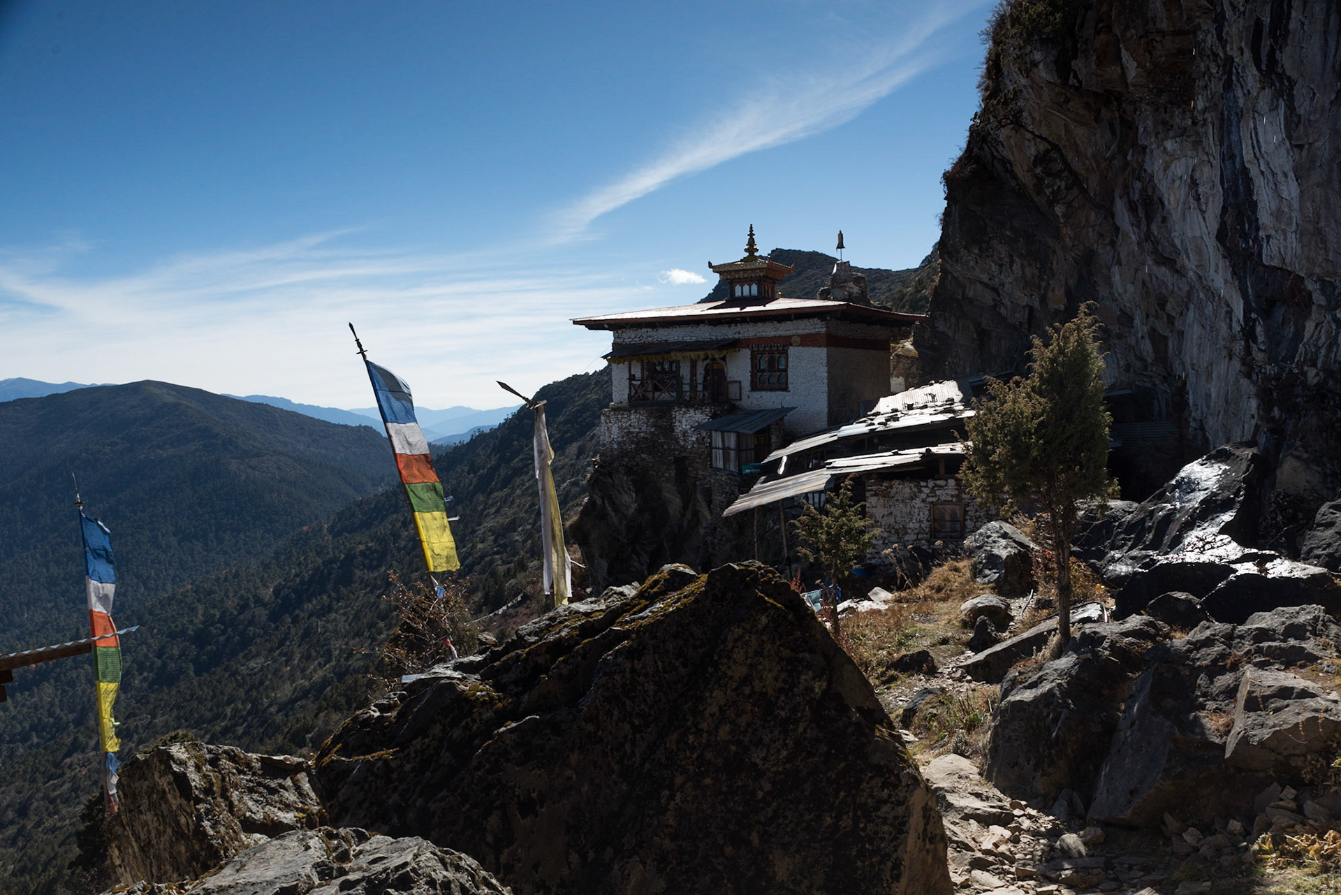 Klášter Phajoding - svatyně boha soucitu