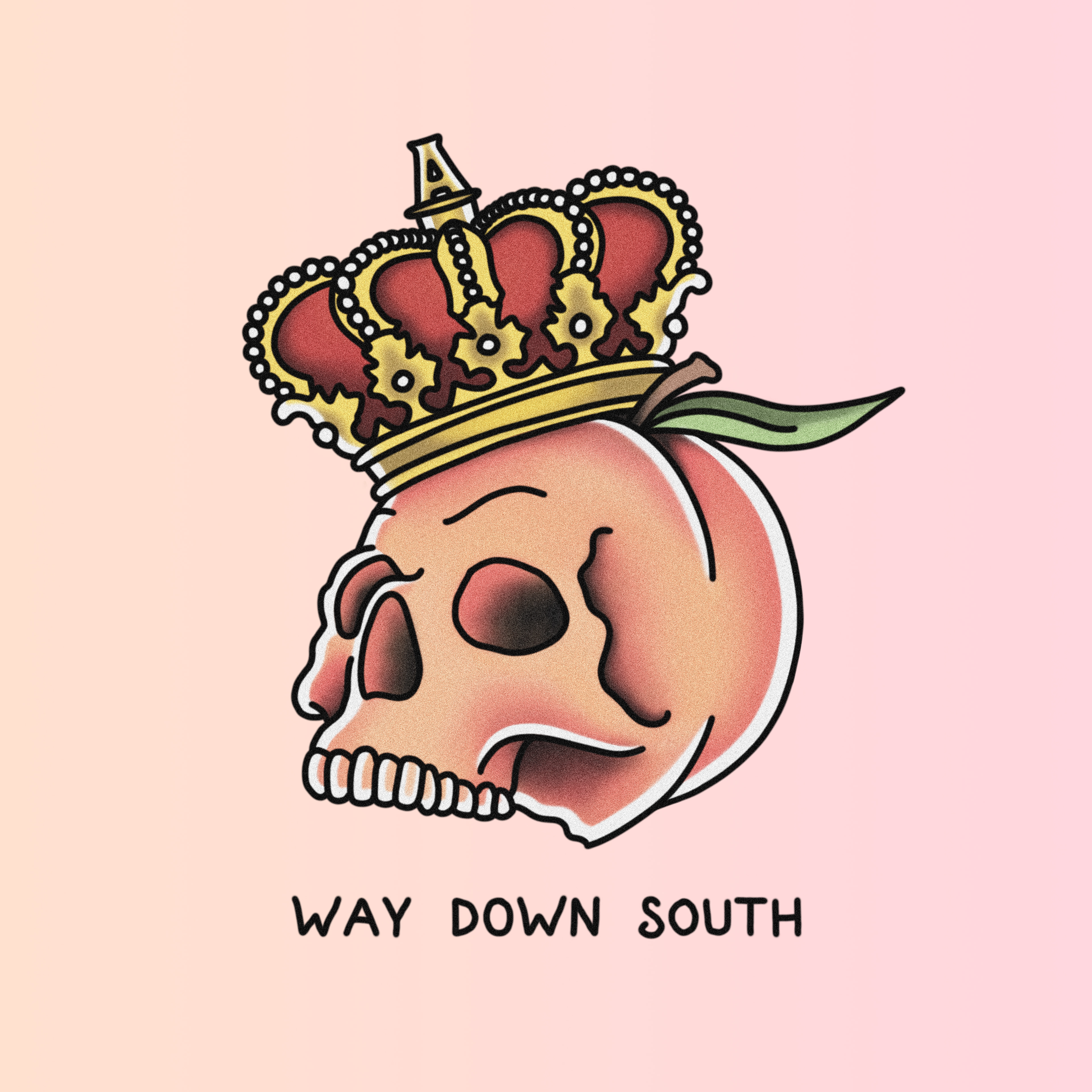 Peach King Illustration