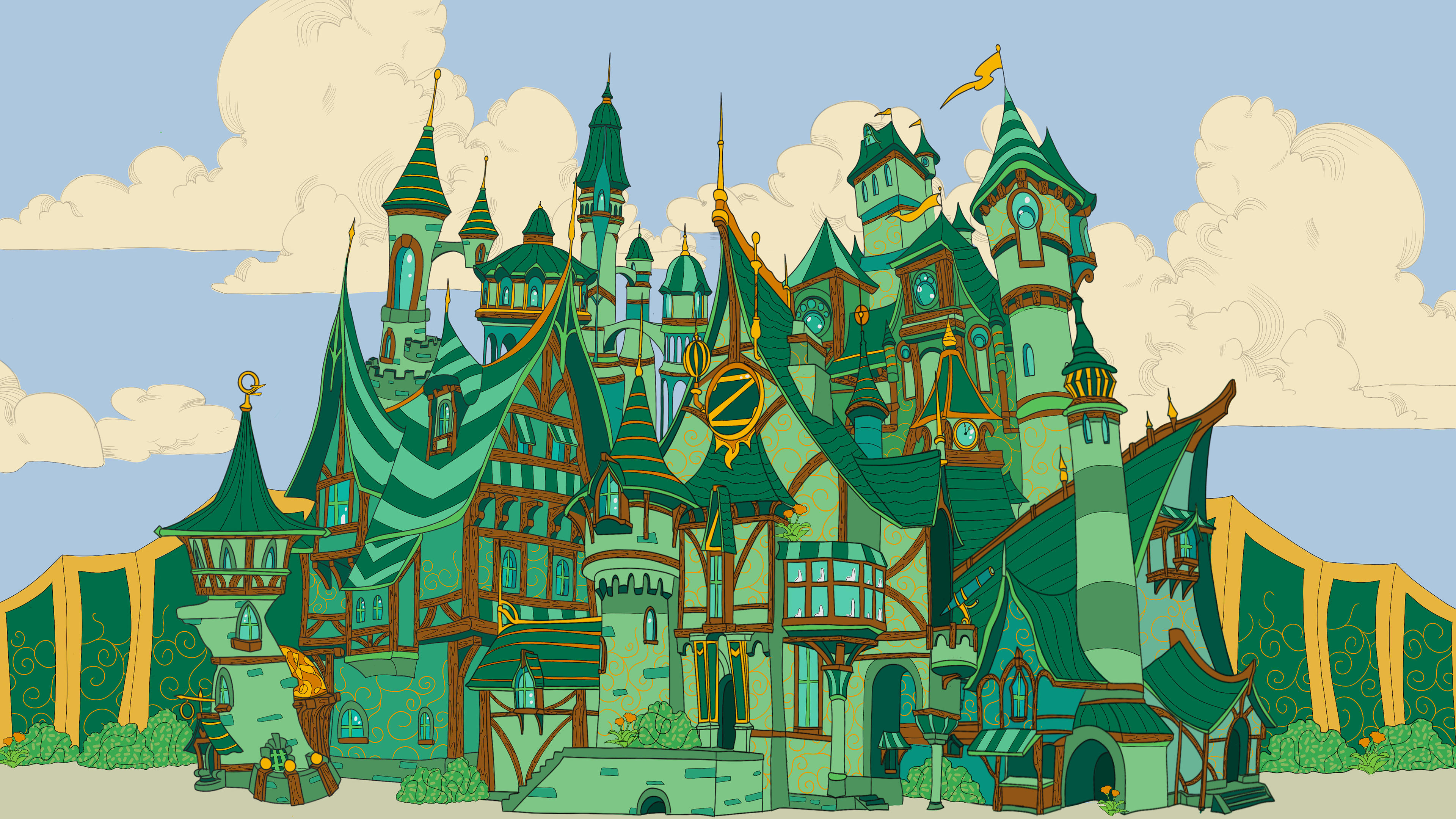 Outside of the Emerald City