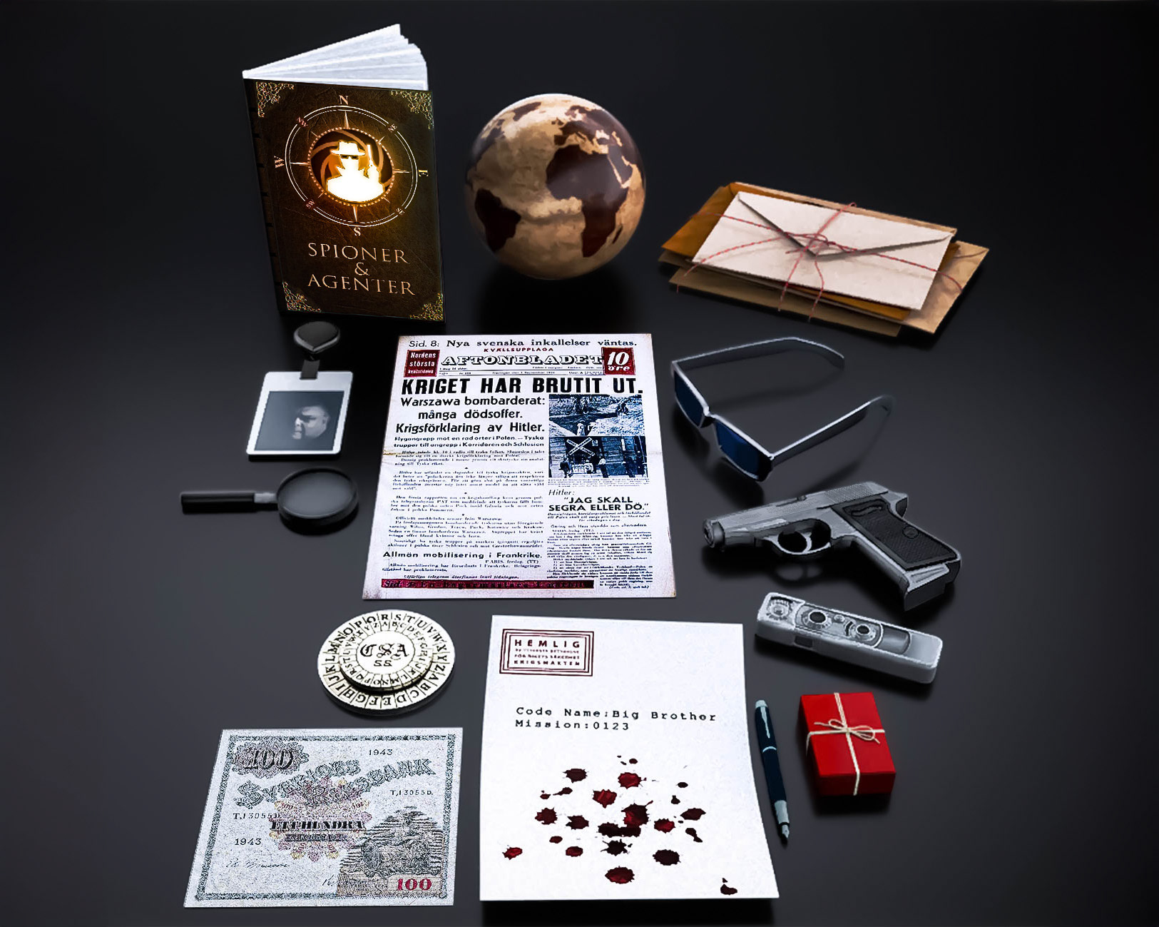'Retro Spy Table'