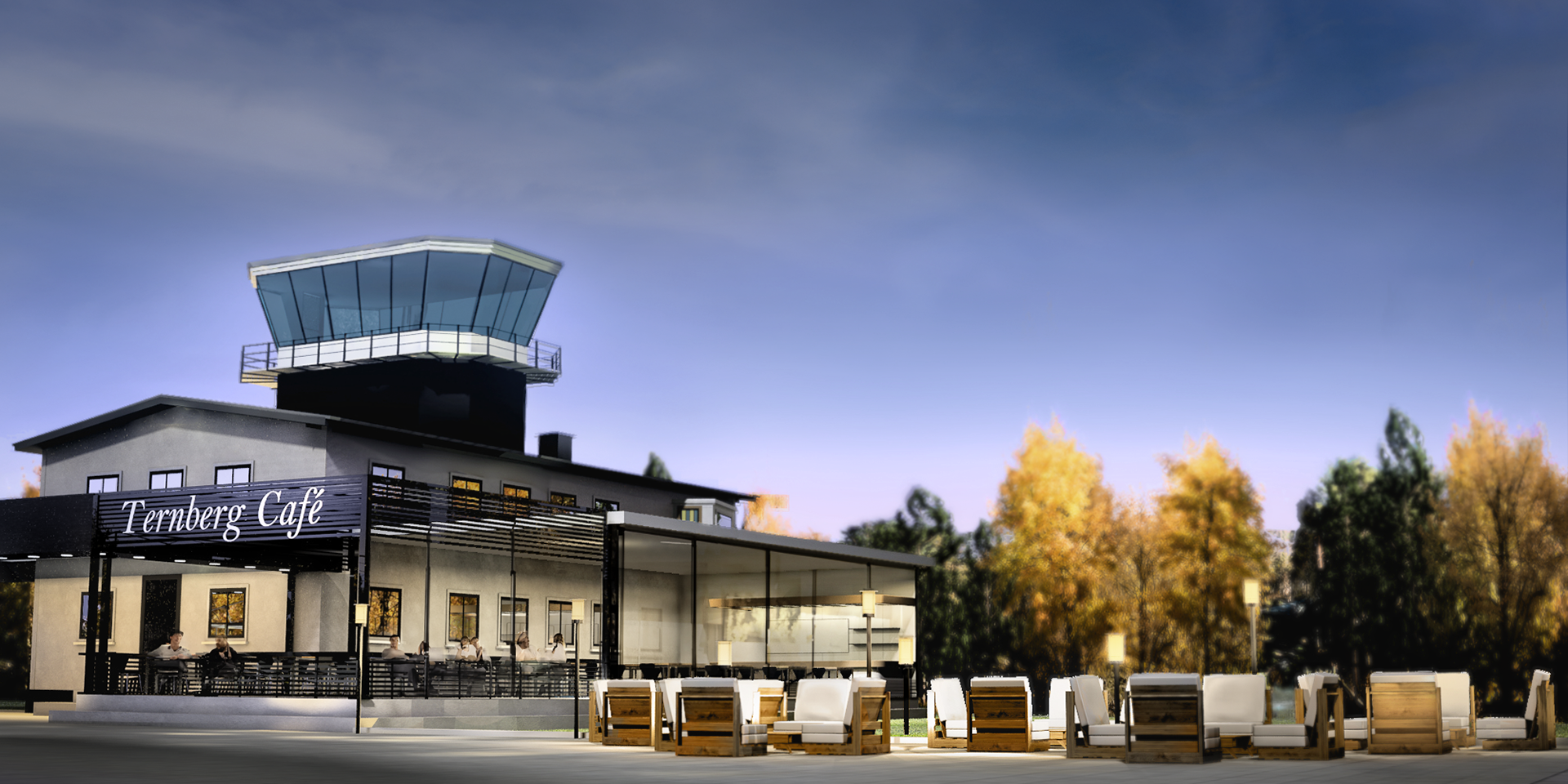 Old air traffic control tower as museum 2