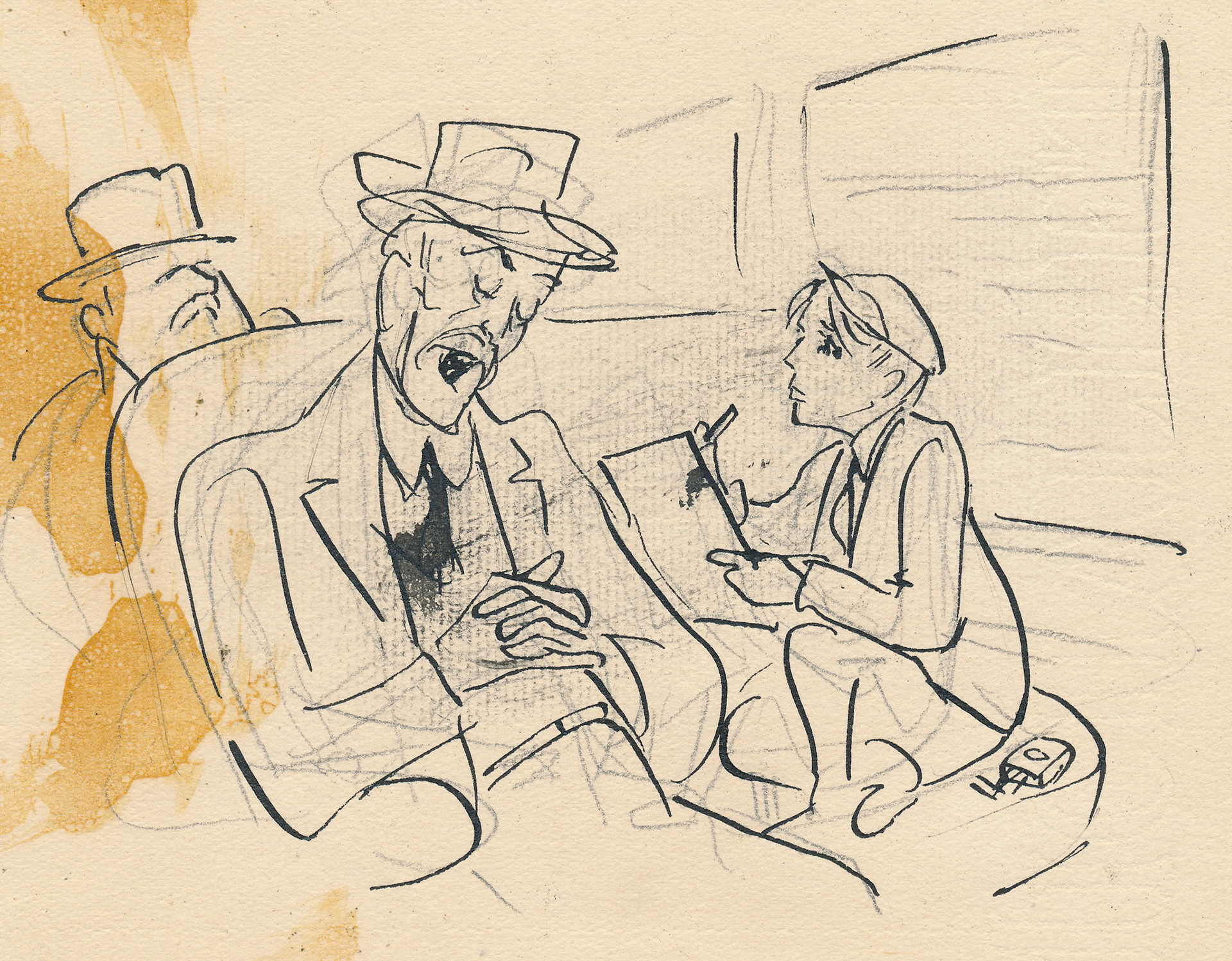 Don't mind me, I'm just sketching...