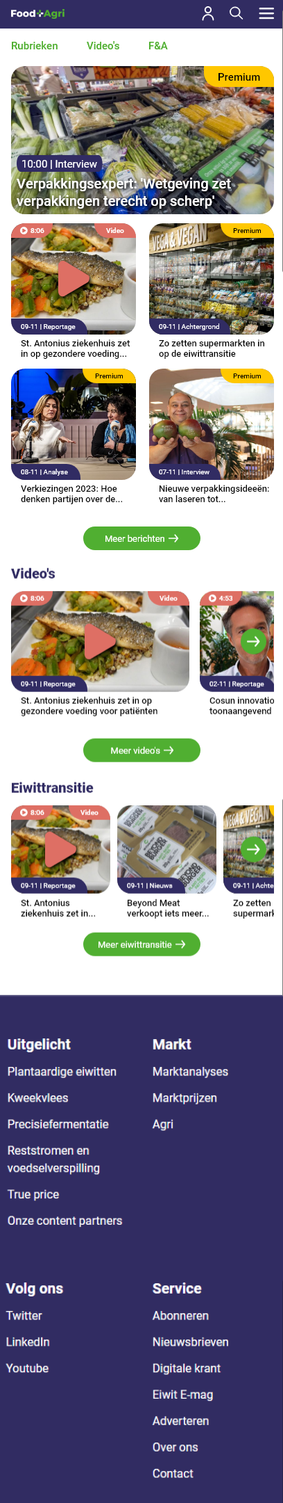 Mobile Front Page