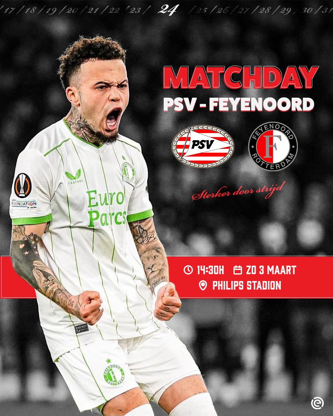 Social Media Content: Football Matchday Post
