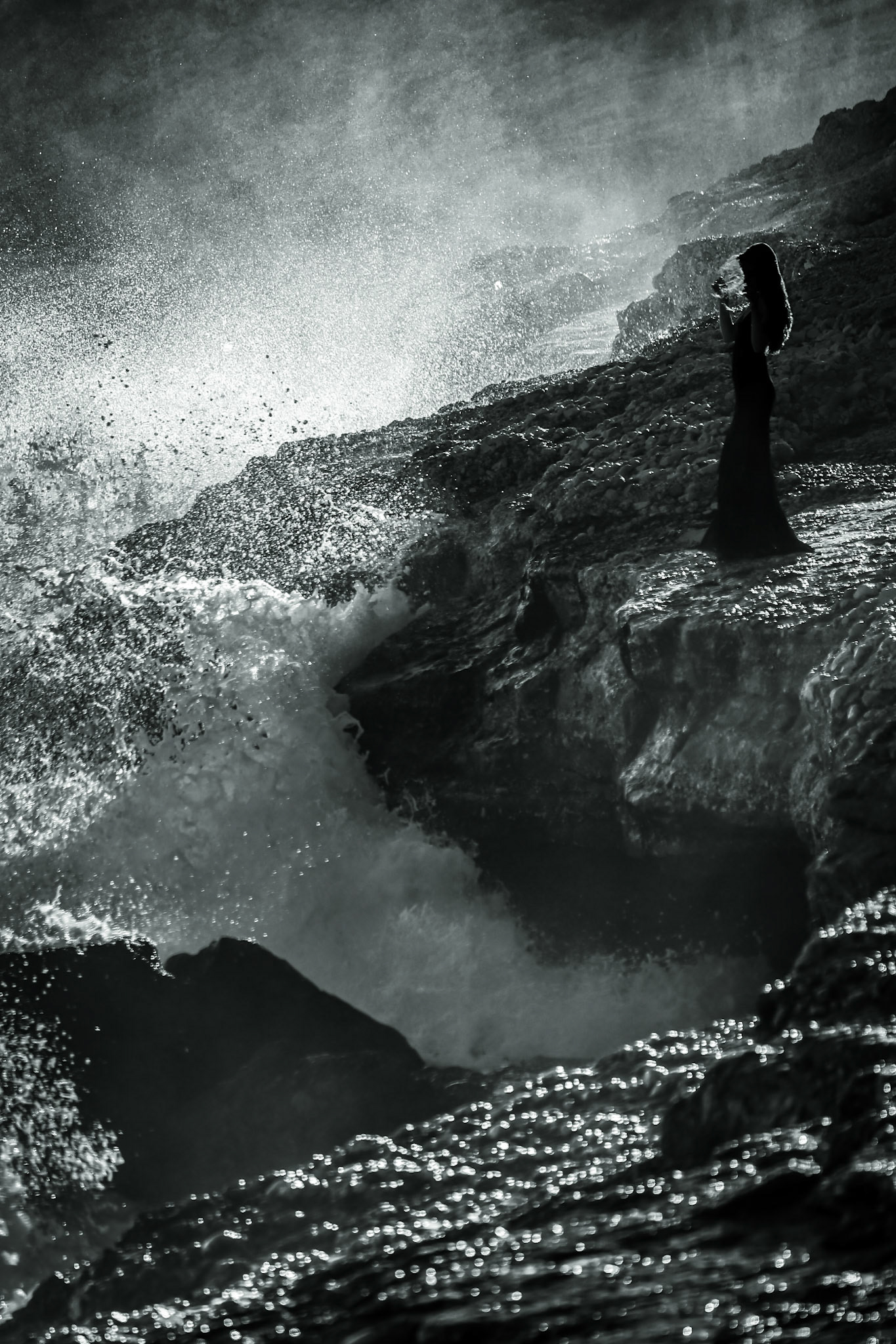 Caryatide de Cap d'Ail - 32x22 - 180 €