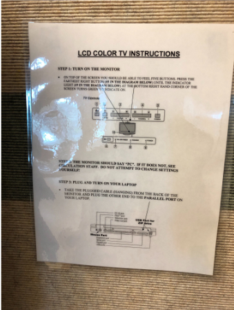 Instructions that focus on diagrams rather than steps to connect