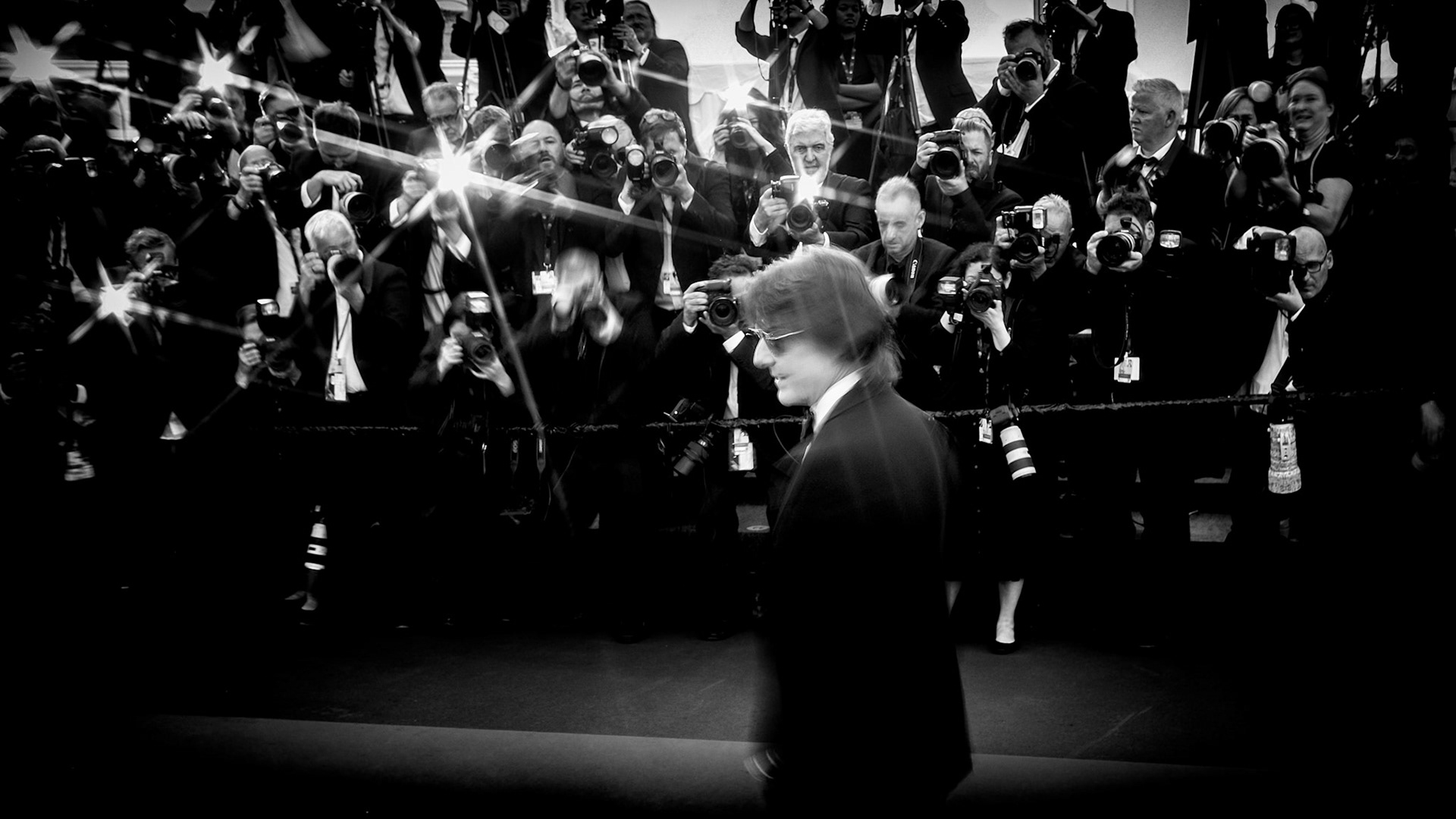 Tom Cruise seen at the Red Carpet for Mission Impossible - the Final Reckoning during the 78th Festival de Cannes (Cannes International Film Festival) at Palais des Festivals, Cannes, , France on 14 May 2025. Editors Note: Image converted to monochromePicture Credit: Julie Edwards.