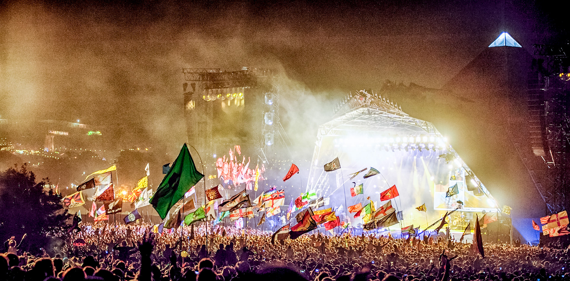 General Views and atmosphere as The Rolling Stones plays Glastonbury Festival on 29/06/2013 at Worthy Farm, Glastonbury. Picture by Julie Edwards