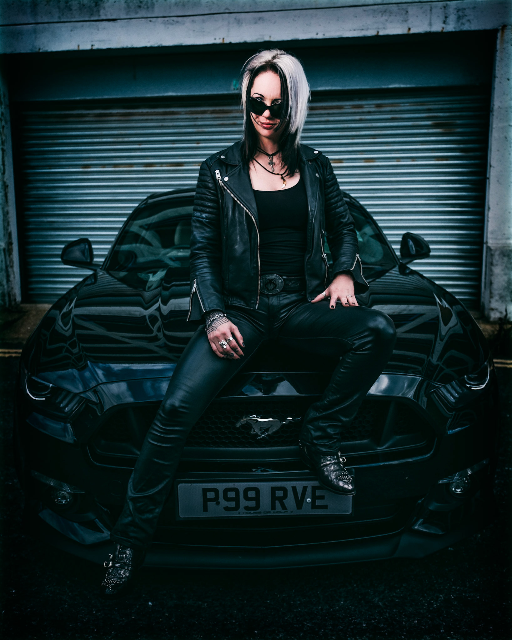 Lady Luna Wolf poses at Lady Luna Wold and Mustang photoshoot on Friday 2 August 2019 at , Worthing. Picture by Julie Edwards