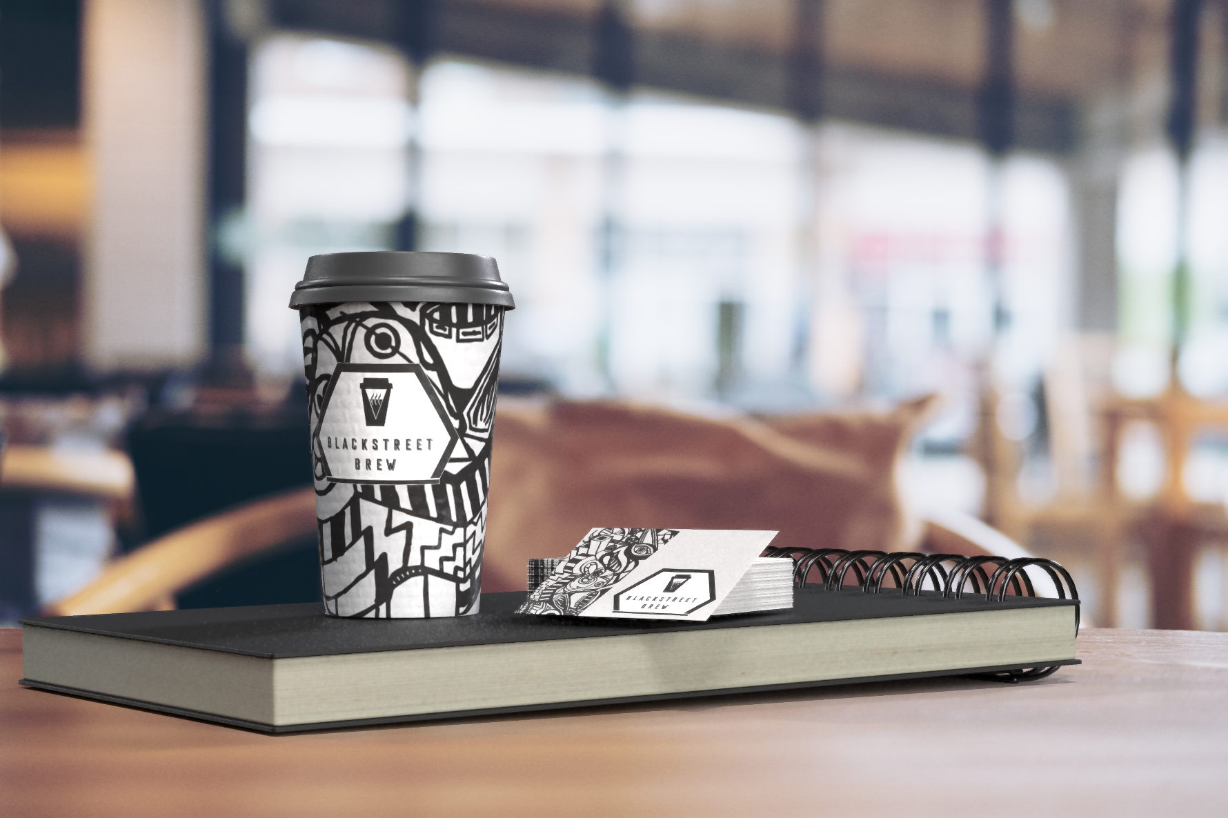 Scene w/ Branded Disposable Cup