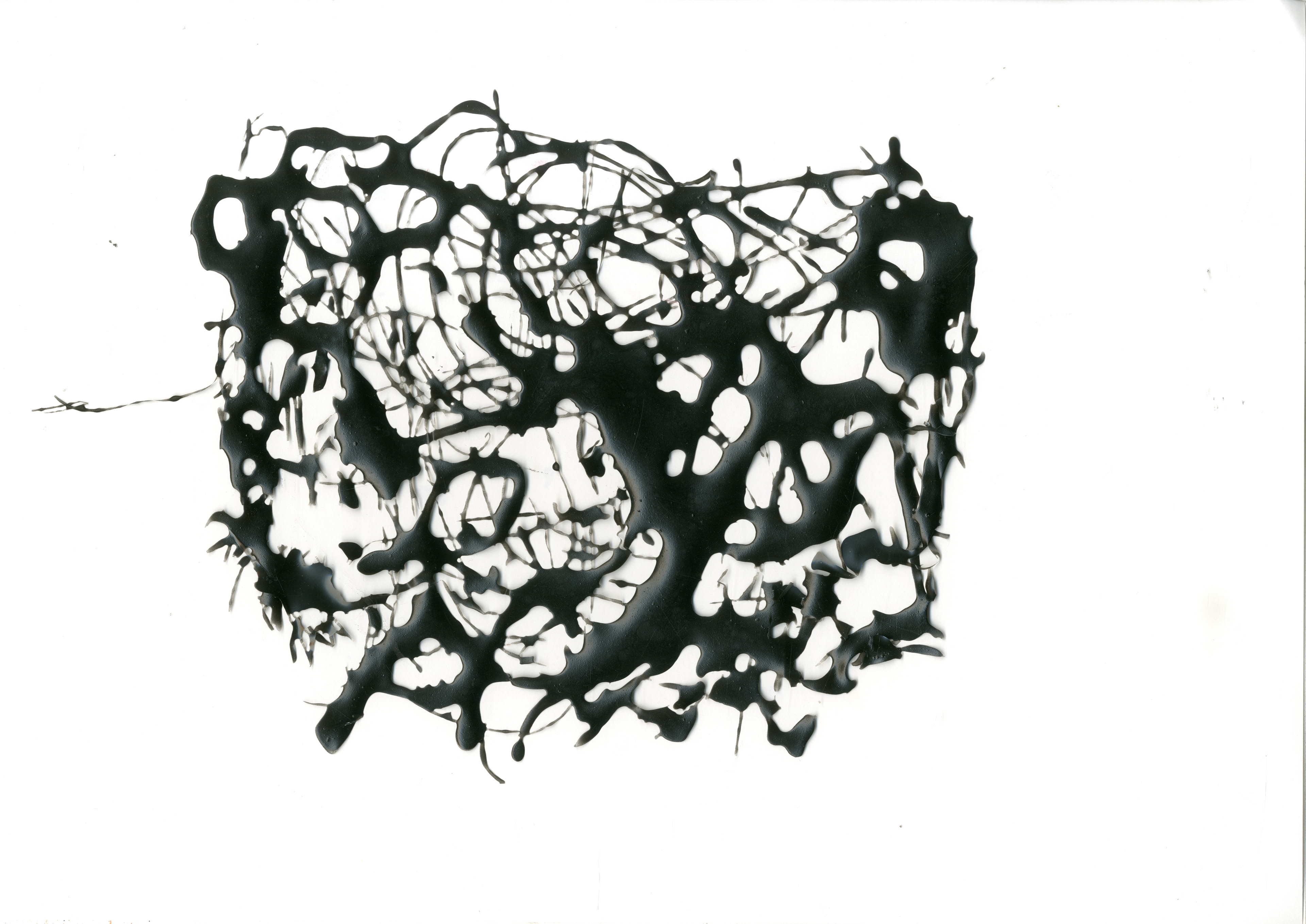  Black Acrylic Paint and PVA