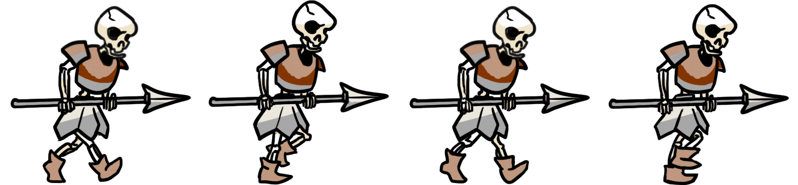 skeleton walk