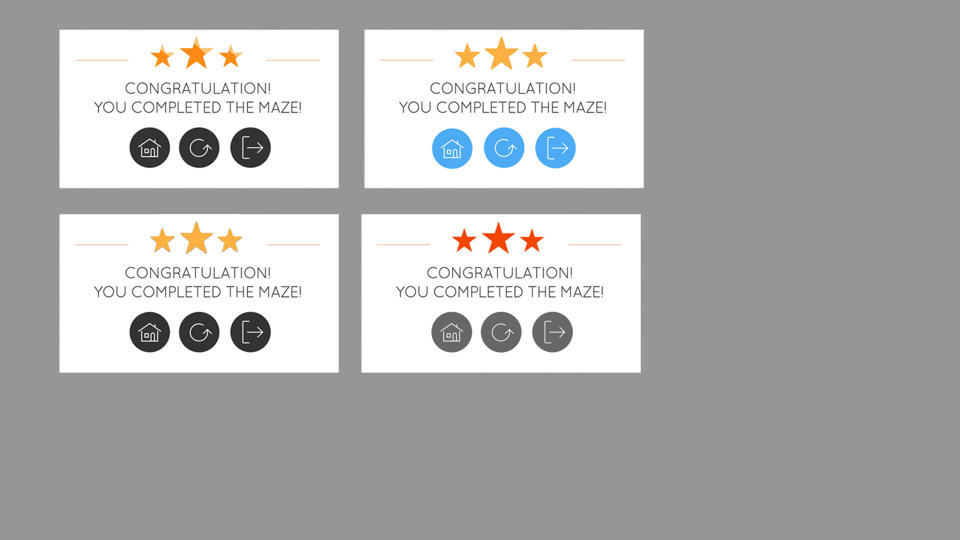 result screen 1
