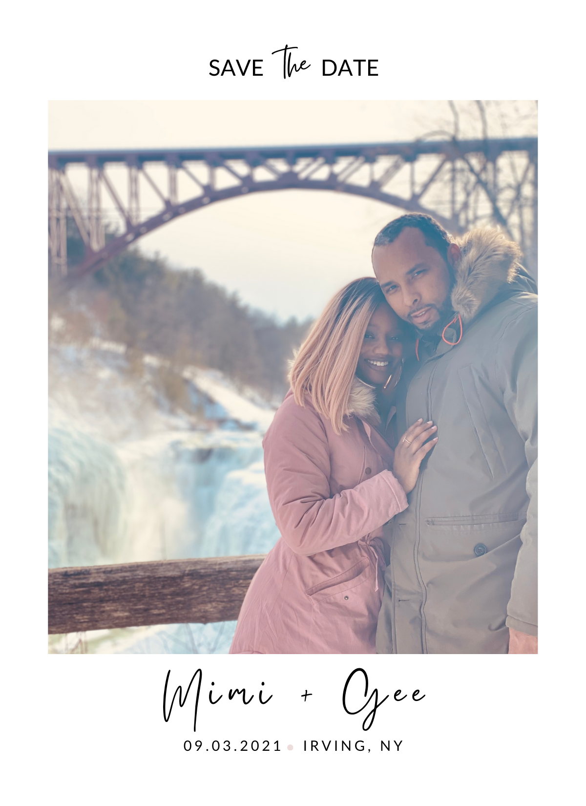 Save the Date - Polaroid Magnet