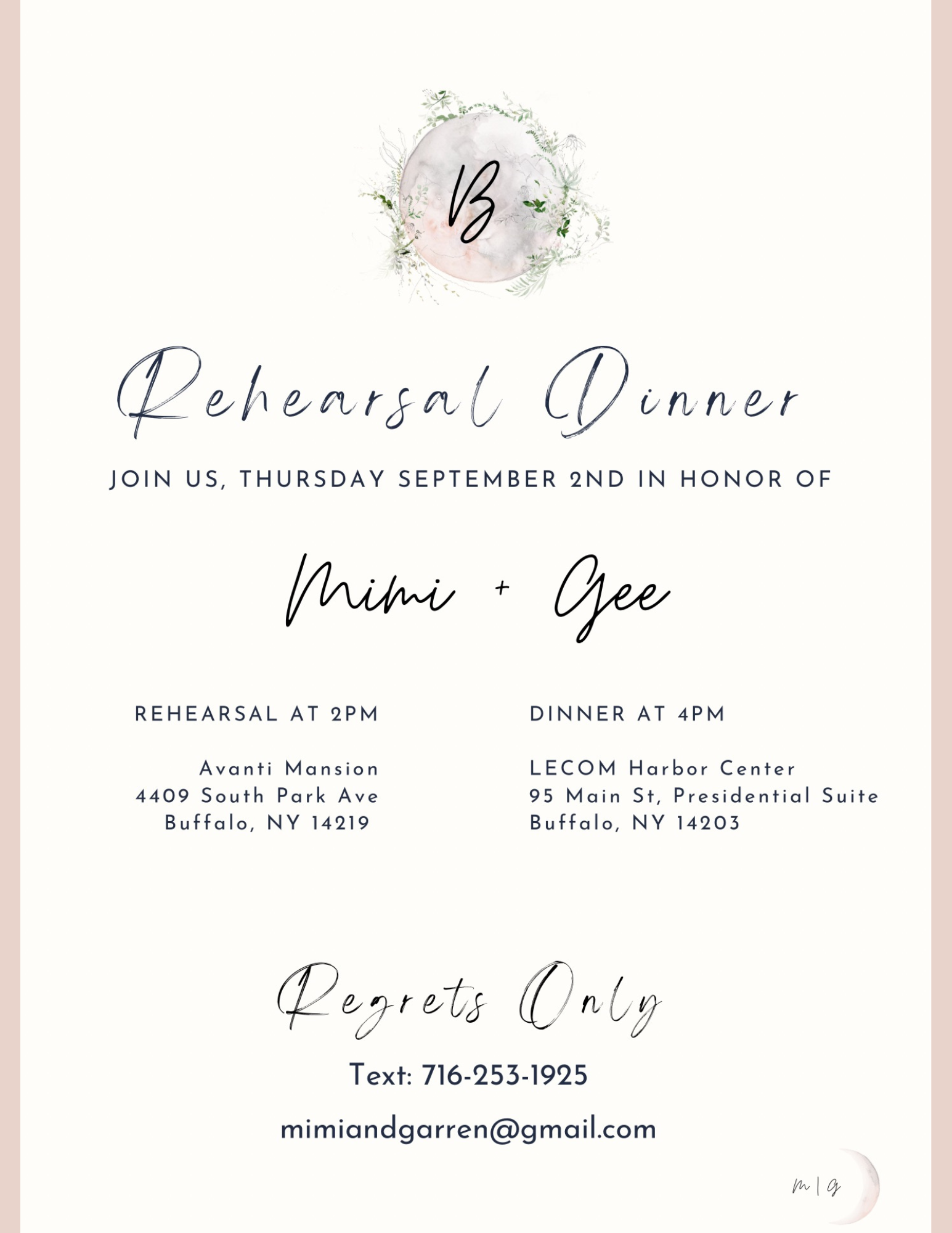 Baker Wedding Overview Package