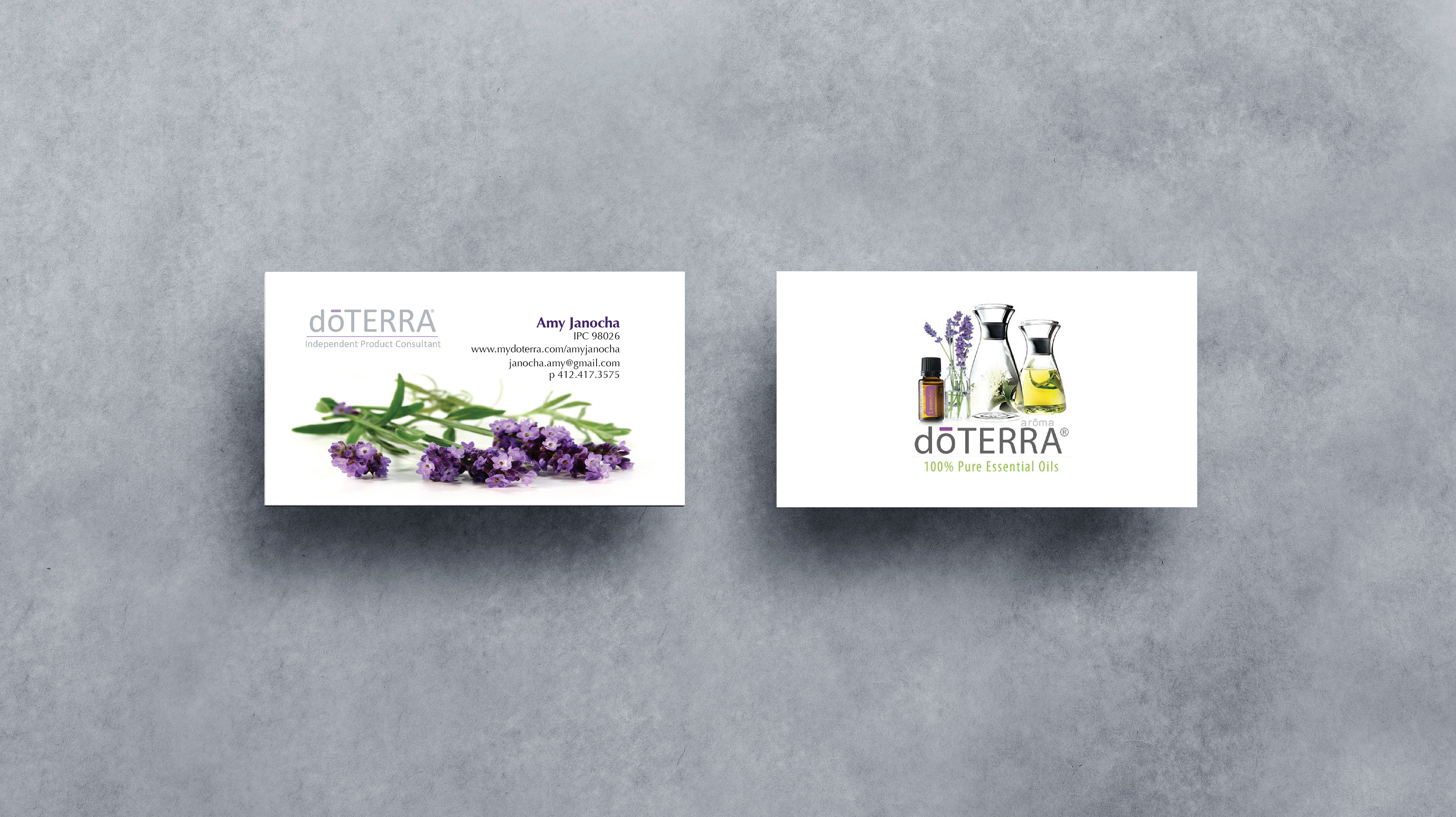 15 Beautifully Designed doTERRA Business Cards - Tank Prints
