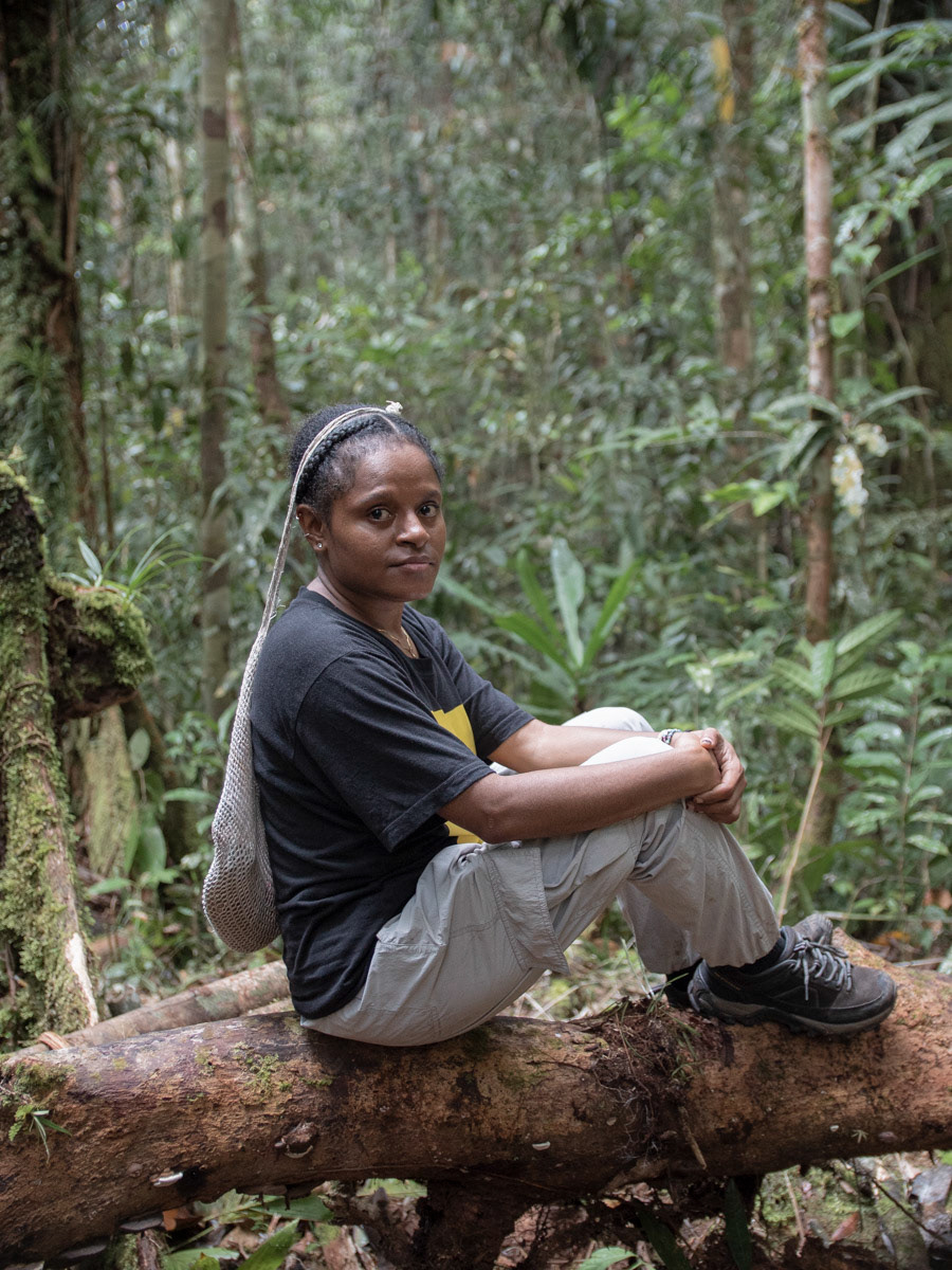 Orpha Novita Yoshua (28), who comes from the Grime Nawa valley traditional area, was present representing the Namblong Traditional Women's Organization (ORPA), Jayapura.