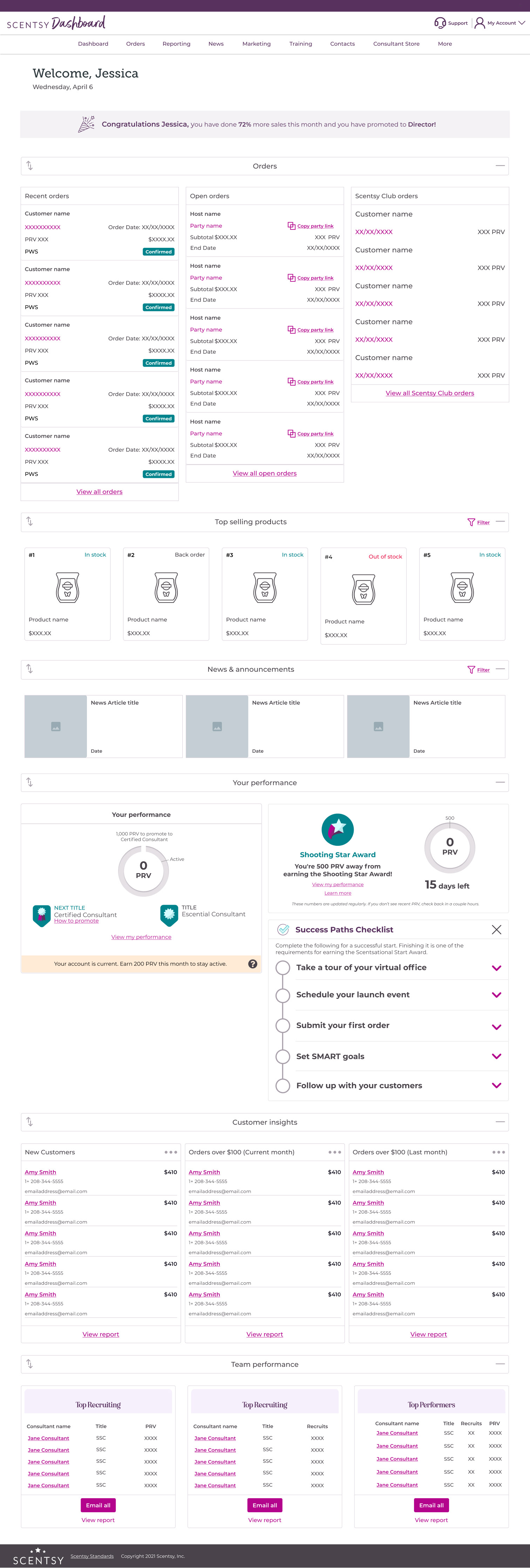 Iteration 3 of the Consultant Workstation Dashboard