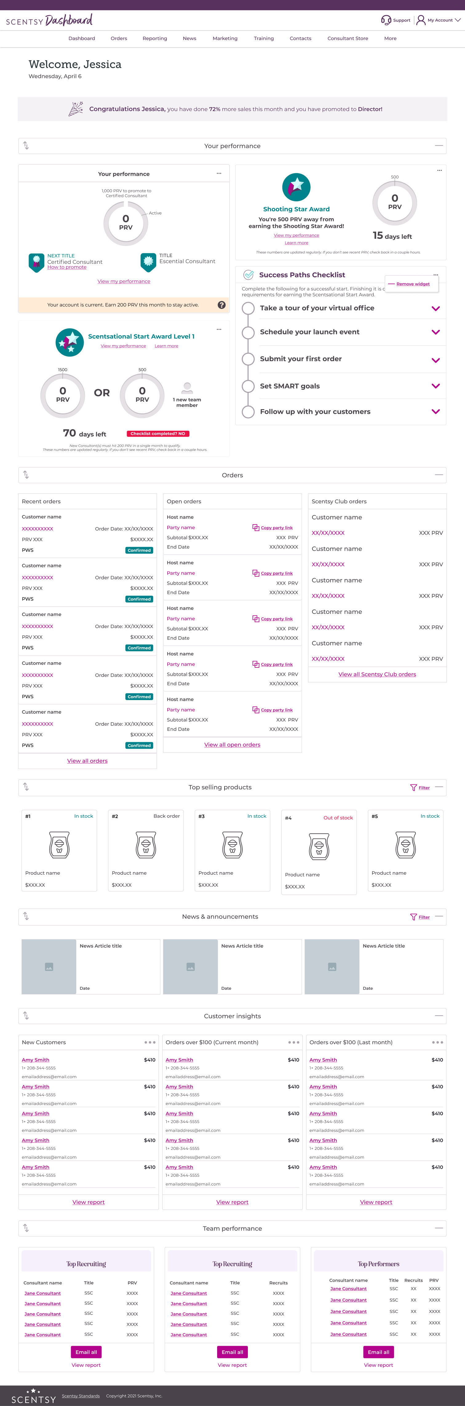 Iteration 4 of the Consultant Workstation Dashboard