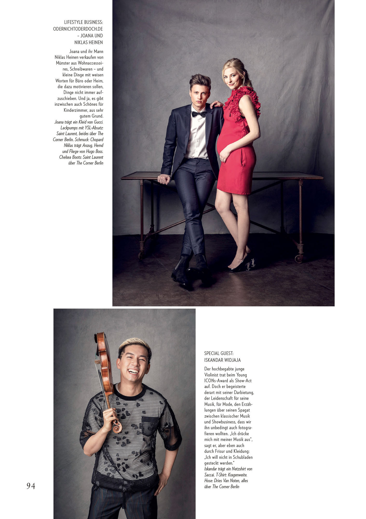 Young Icons for ICON Magazine