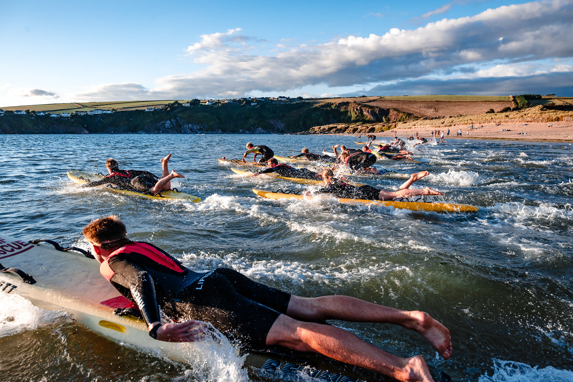 The RNLI have their Bantham beach race.