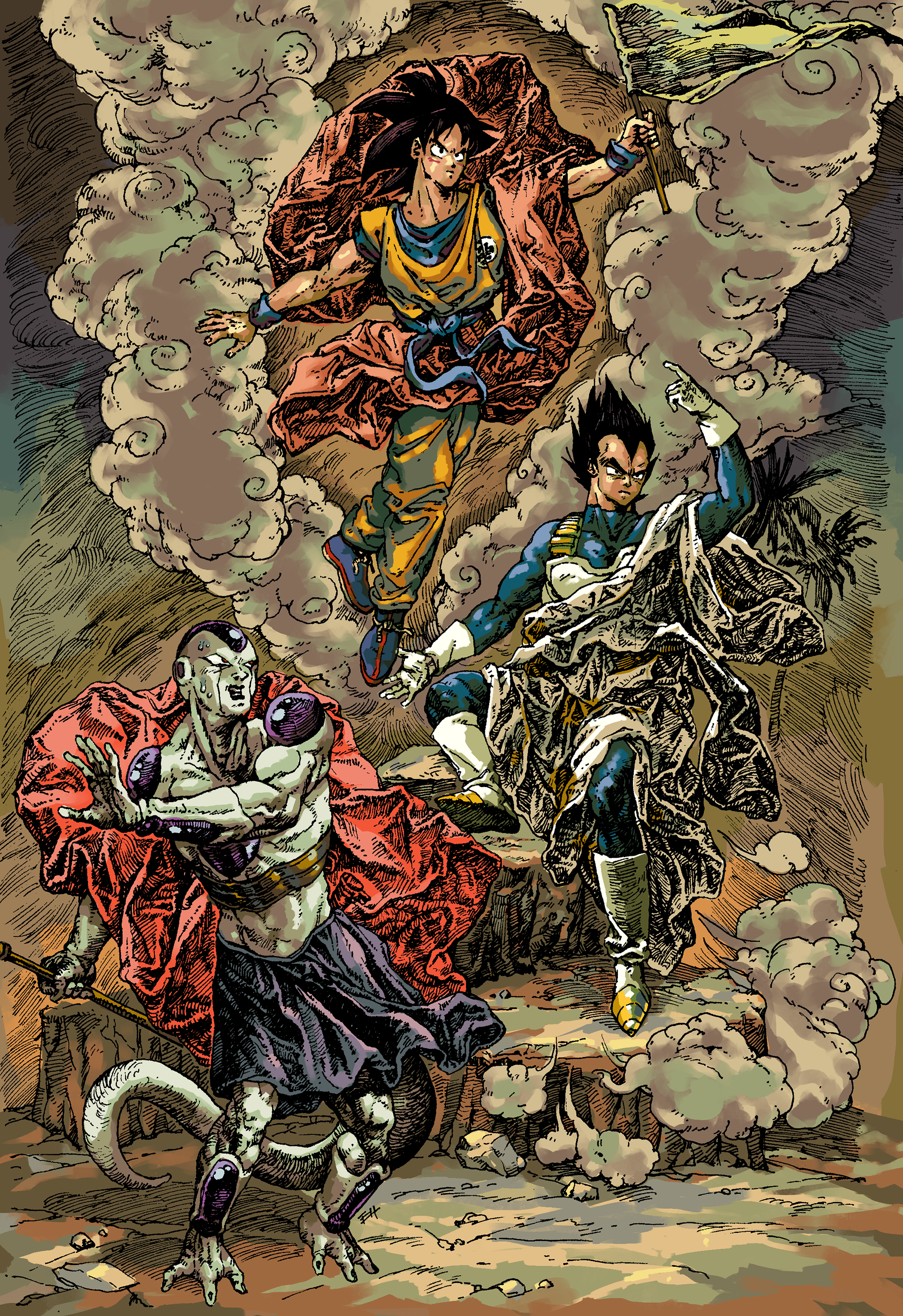 The Resurrection of Kakarot Goku (Dragonball by Akira Toriyama)