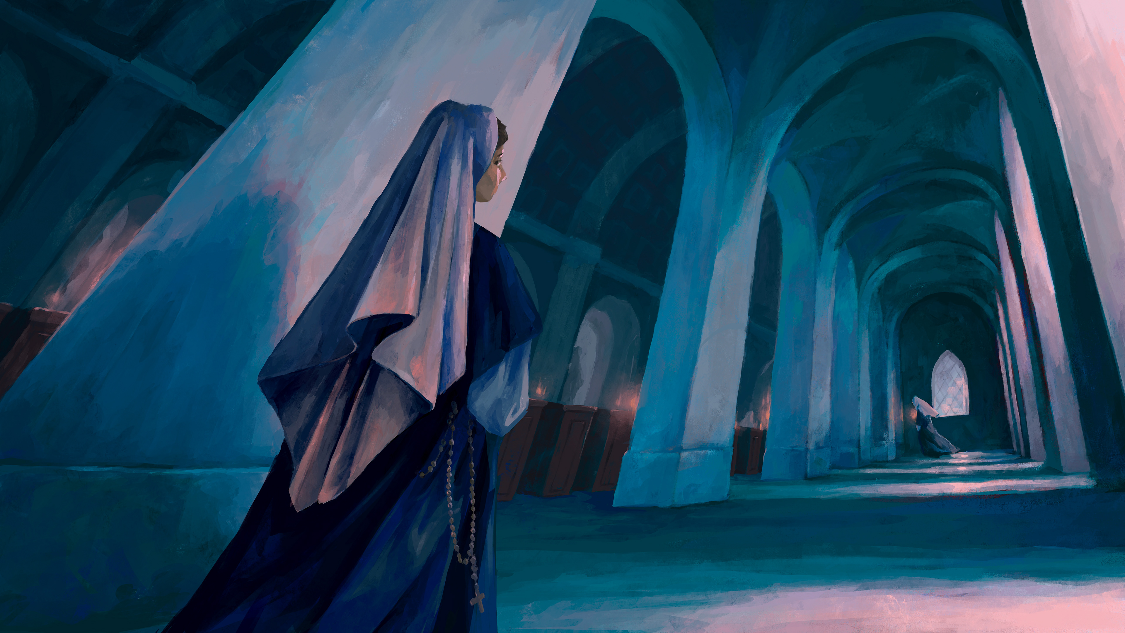 Scene painting- interior