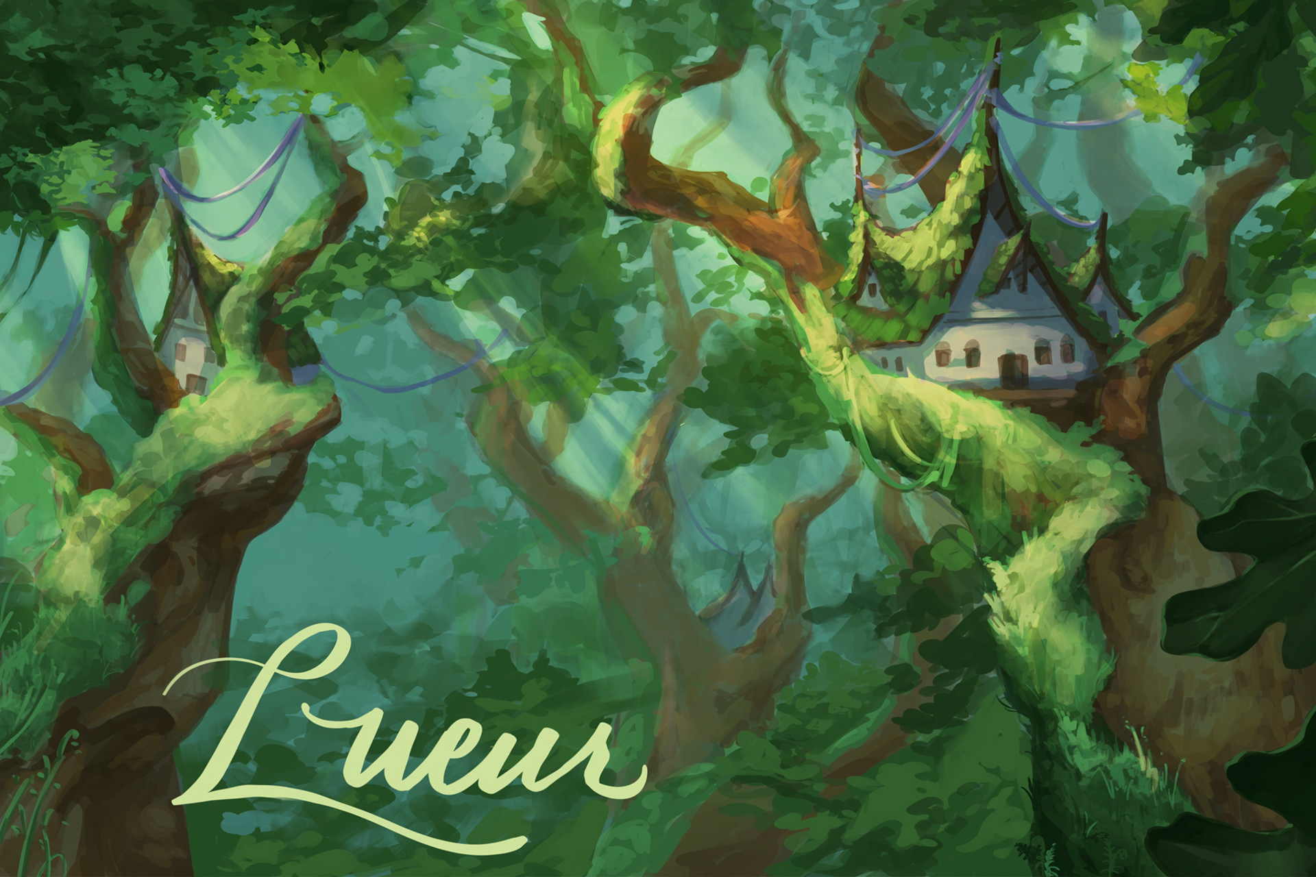 Post Card Design for a Fantasy World