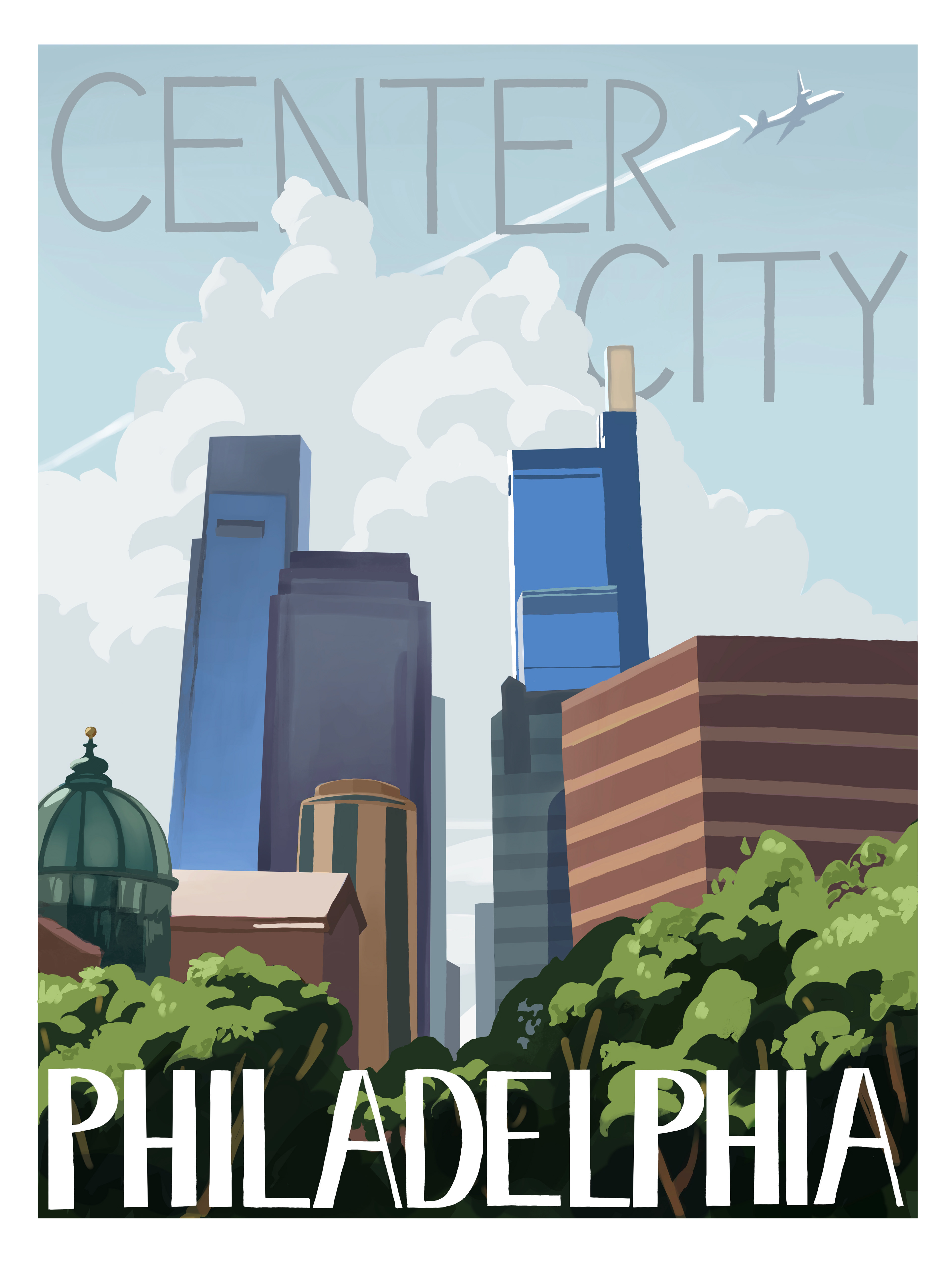 Travel poster of Philadelphia