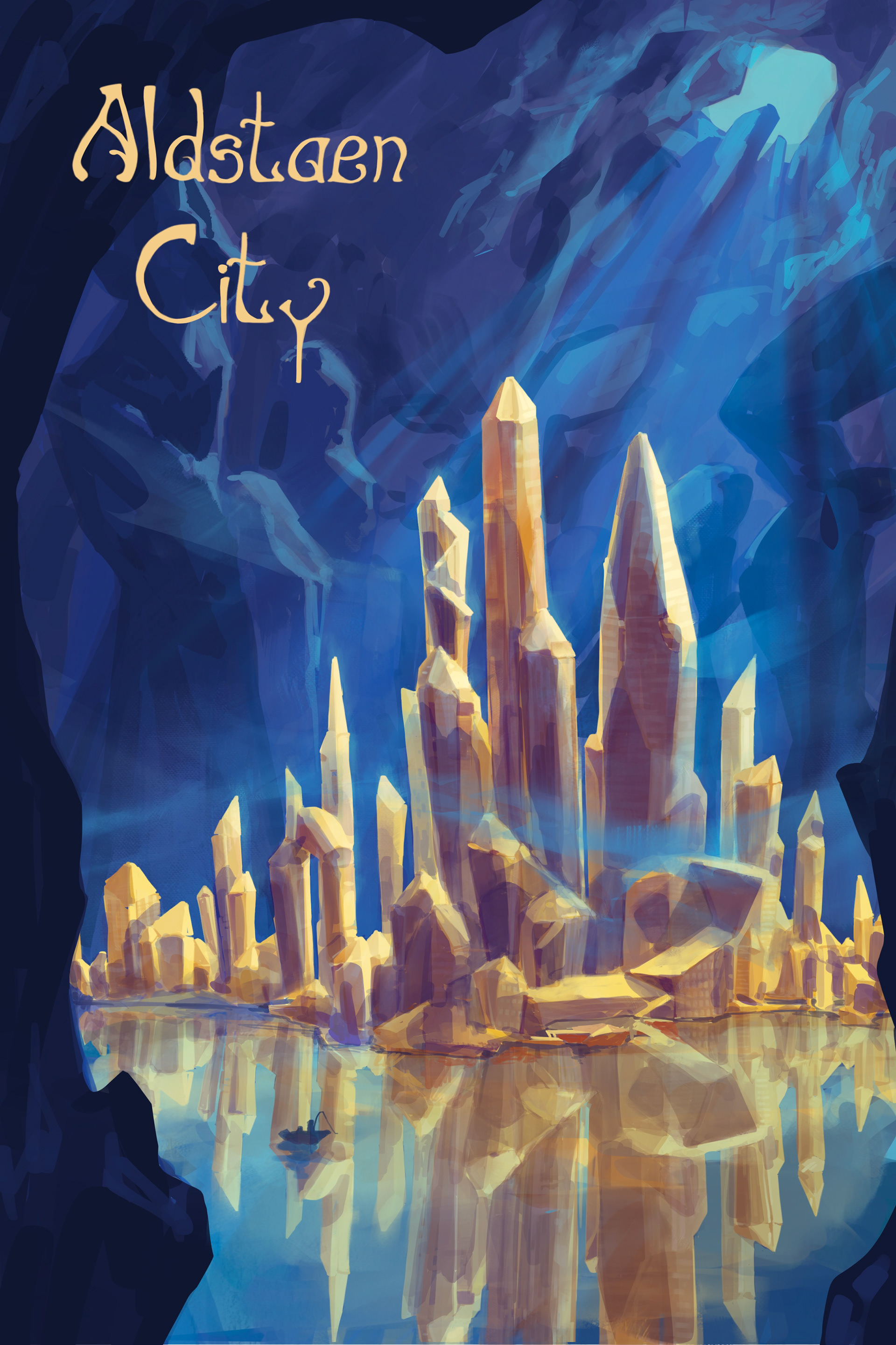 Post Card Design for a Fantasy World
