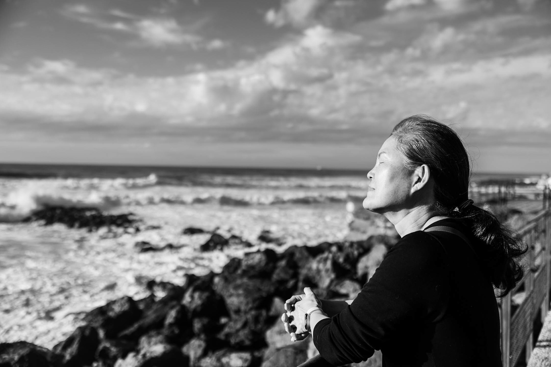 l'infini apparaît les yeux fermés