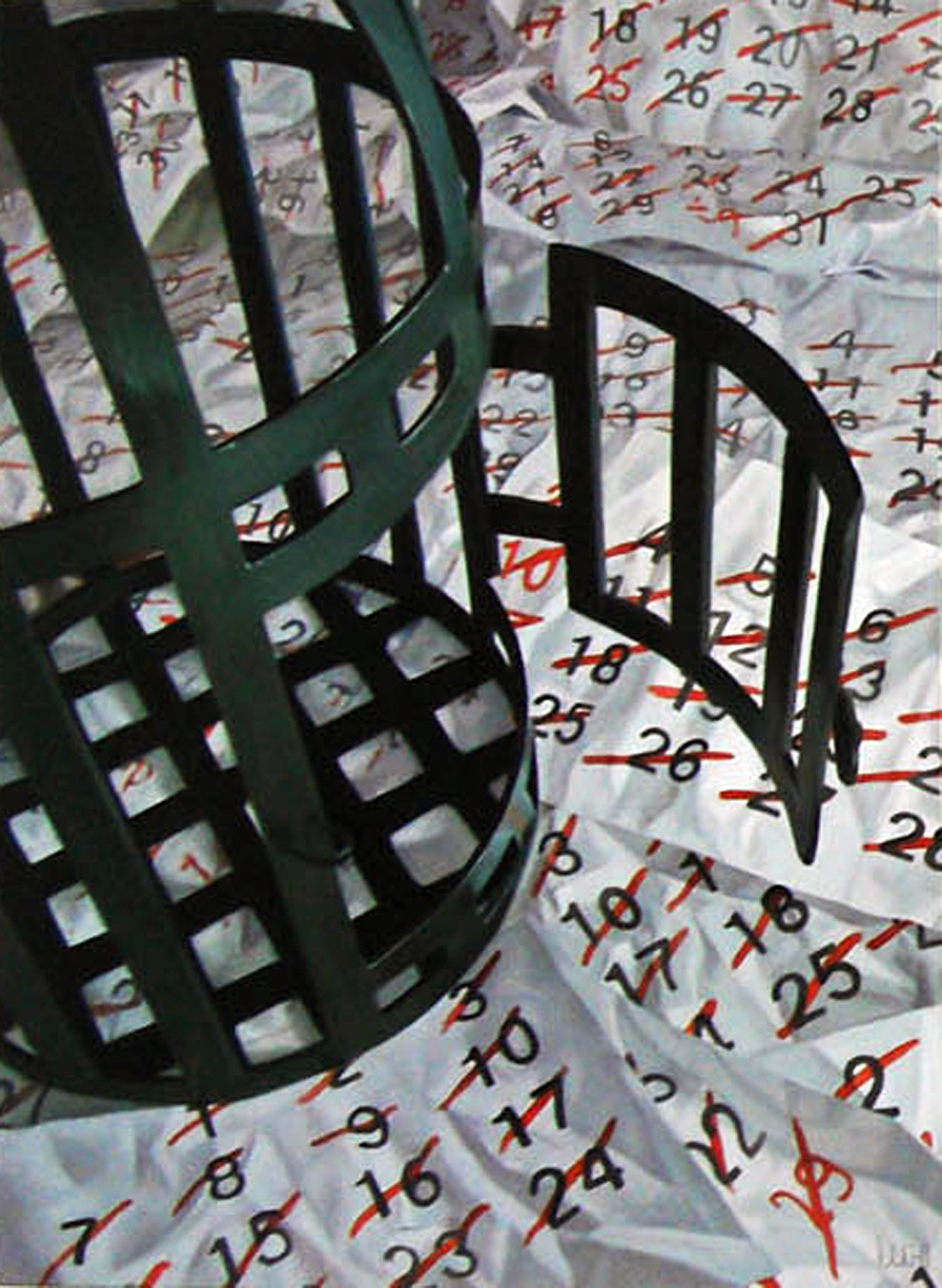 Time I · Oil on canvas , 60 x 80 cm , 2011