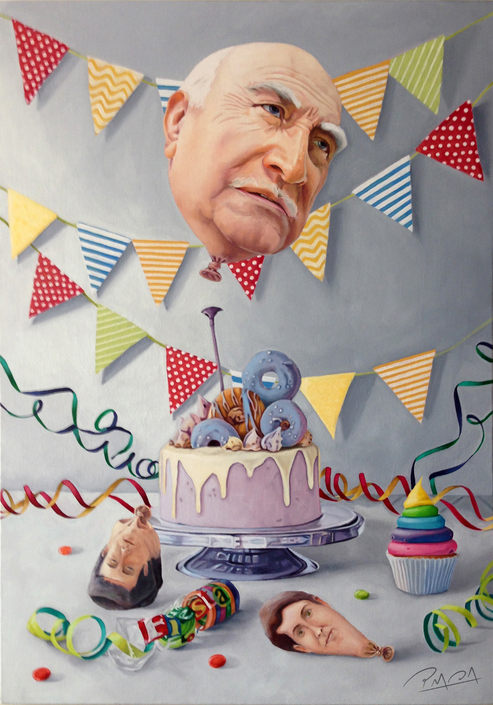 Fiesta · Oil on canvas , 60 x 80 cm , 2021