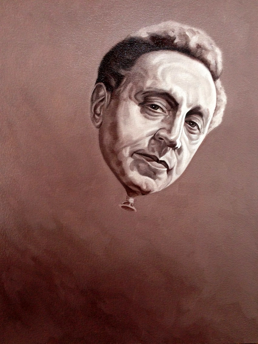 Study No.1 Rubinstein · Oil on paper, 30 x 40 cm , 2018
