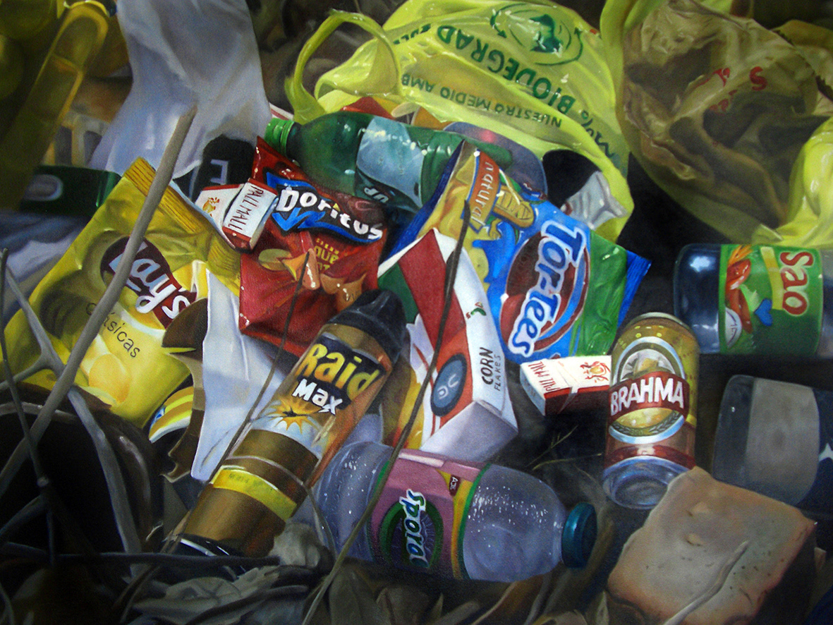 Consumption II · Oil on canvas , 120 x 90 cm , 2009